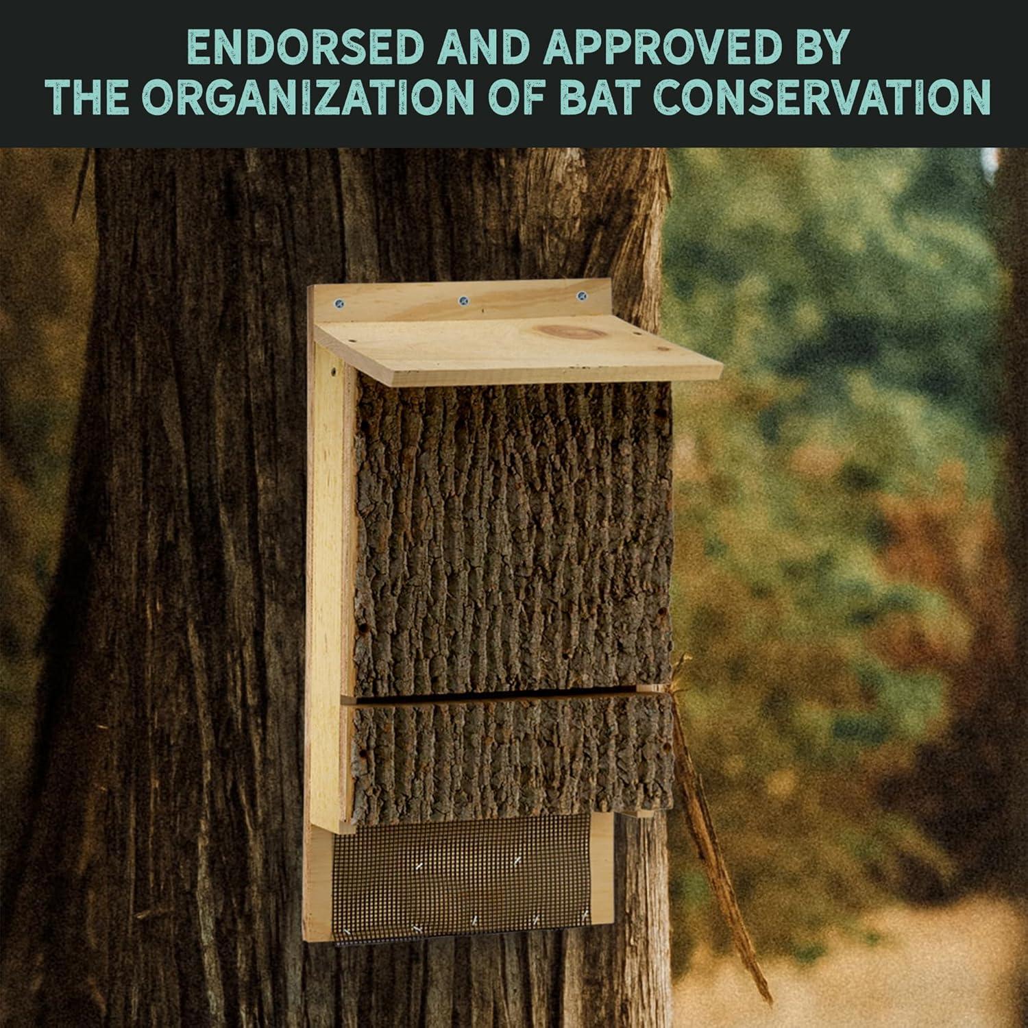 Casa de Murciélagos de Madera Tío Dunkel 60 cm Aprobada OBC