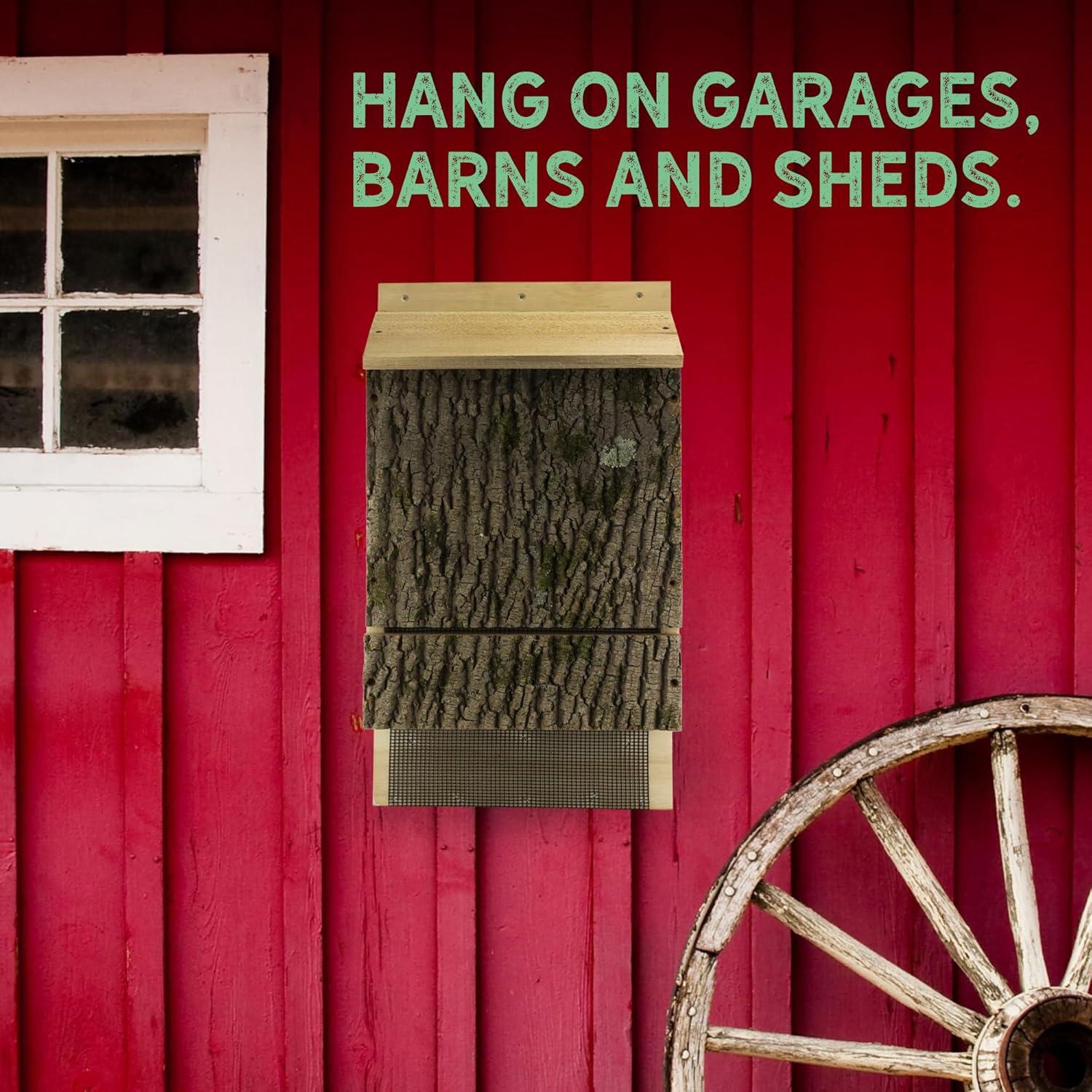 Casa de Murciélagos de Madera Tío Dunkel 60 cm Aprobada OBC