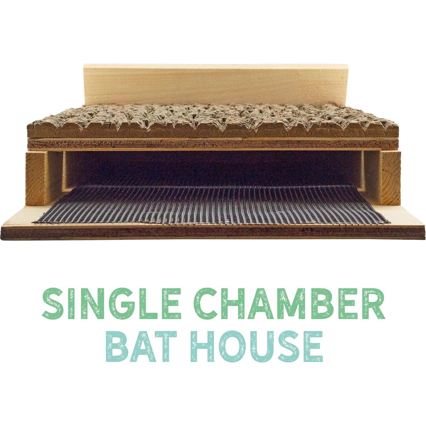 Casa de Murciélagos de Madera Tío Dunkel 60 cm Aprobada OBC