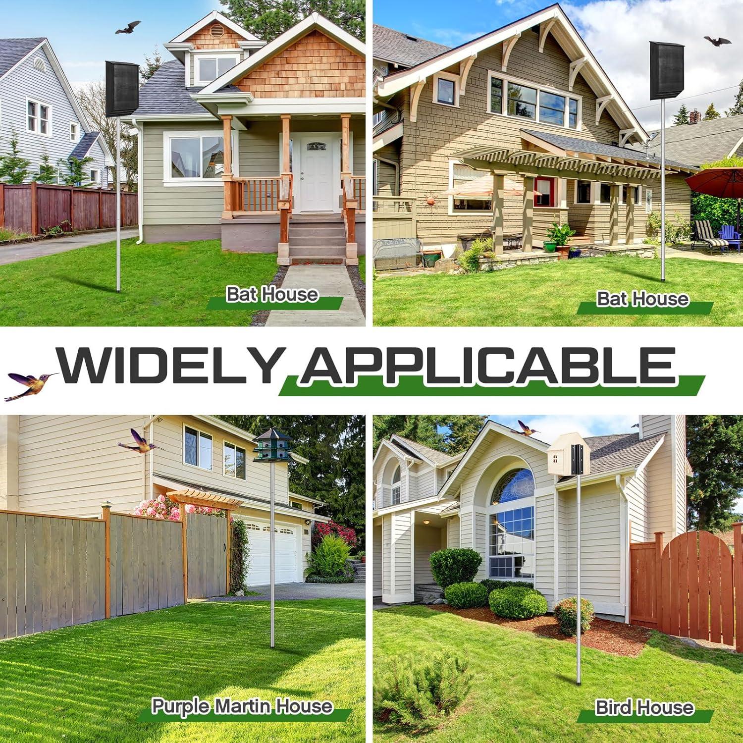 Casa de Pájaro para Golondrinas Moradas Yaocom 5.4m con Poste