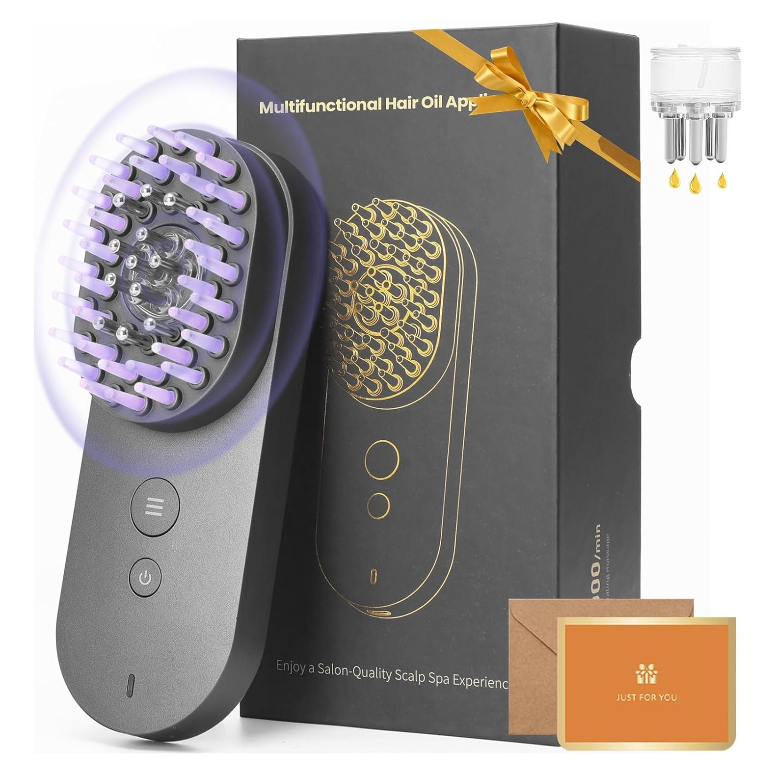 Masajeador de Cuero Cabelludo UNIWA 3 en 1, Cepillo Eléctrico