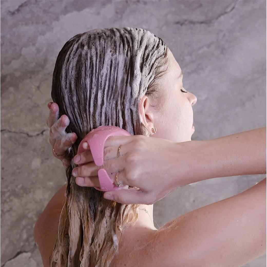 Cepillo de Champú Exfoliante BTYMS Multicolor 3 Pcs