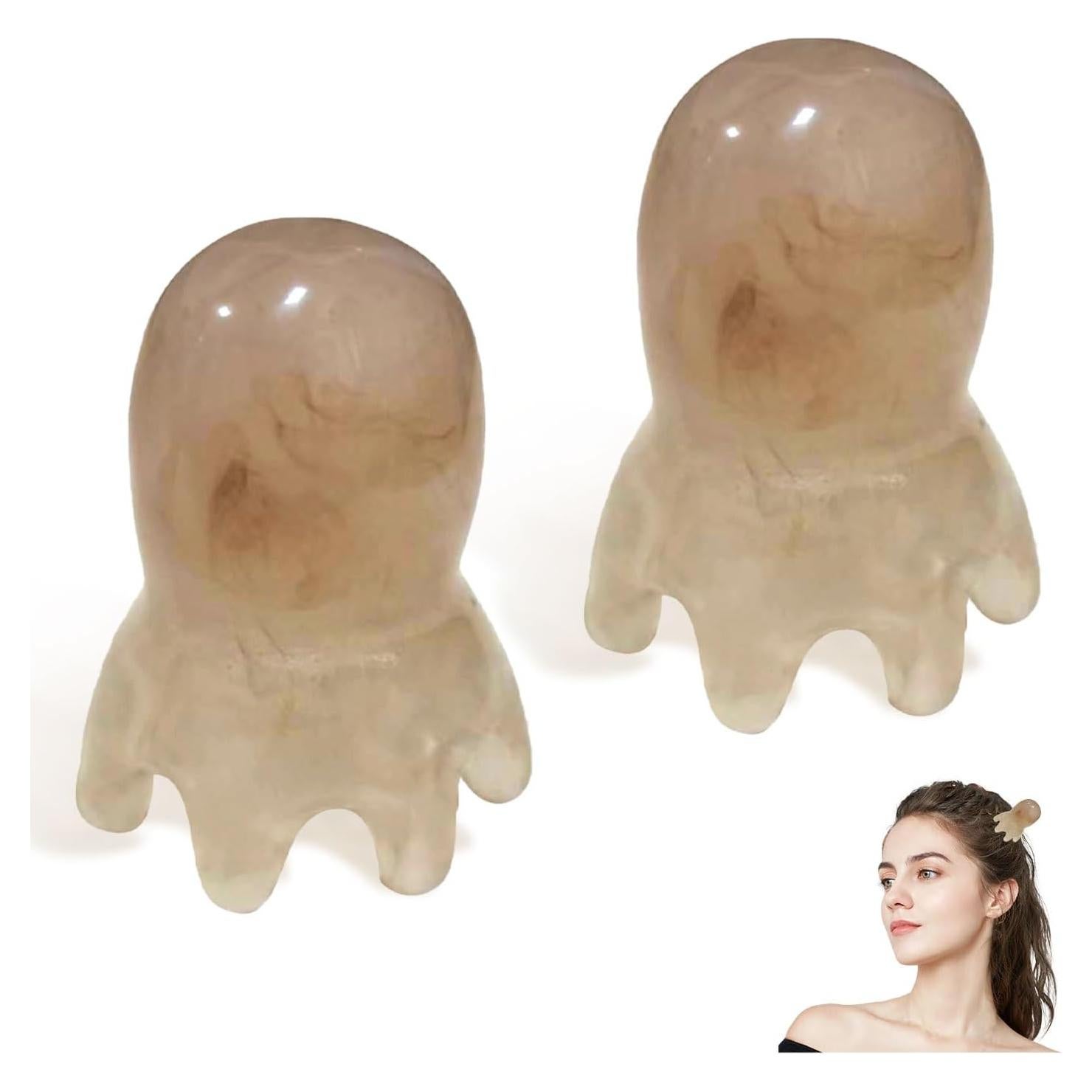 Masajeador de Cabeza NIIIYTYB - Herramienta de Acupresión 50g