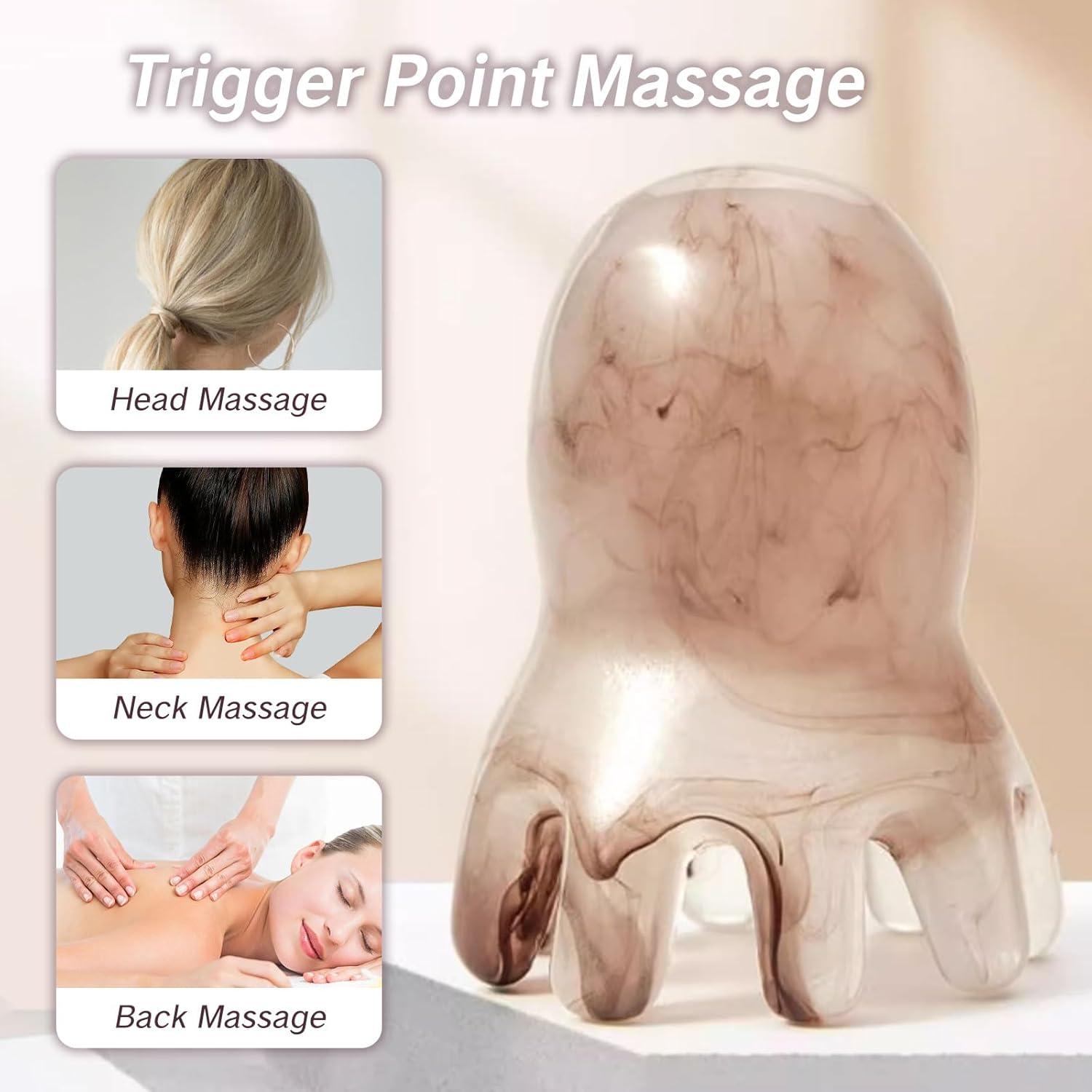 Masajeador de Cabeza NIIIYTYB - Herramienta de Acupresión 50g