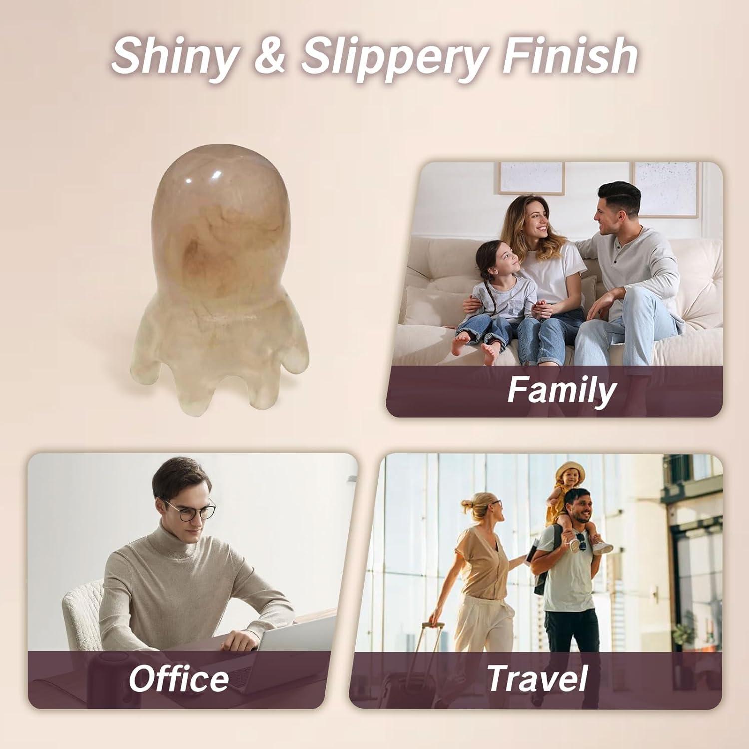 Masajeador de Cabeza NIIIYTYB - Herramienta de Acupresión 50g