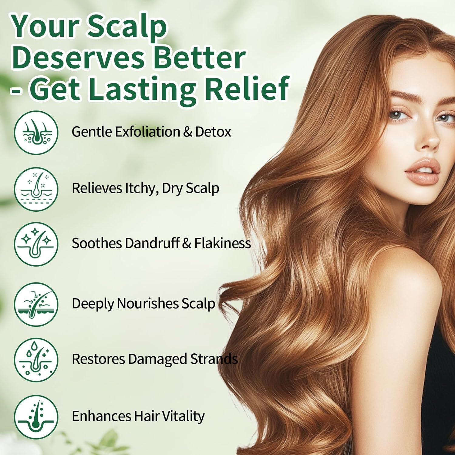 Exfoliante para Cuero Cabelludo GUOYAOLIFU 300g Romero y Menta