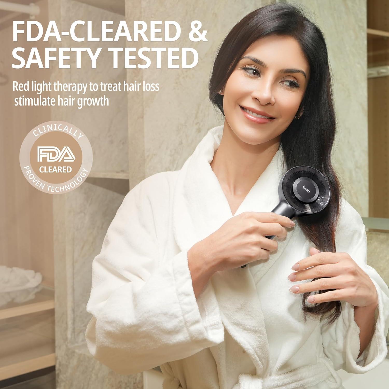 Peine Láser Breo Scalp 3L para Crecimiento del Cabello