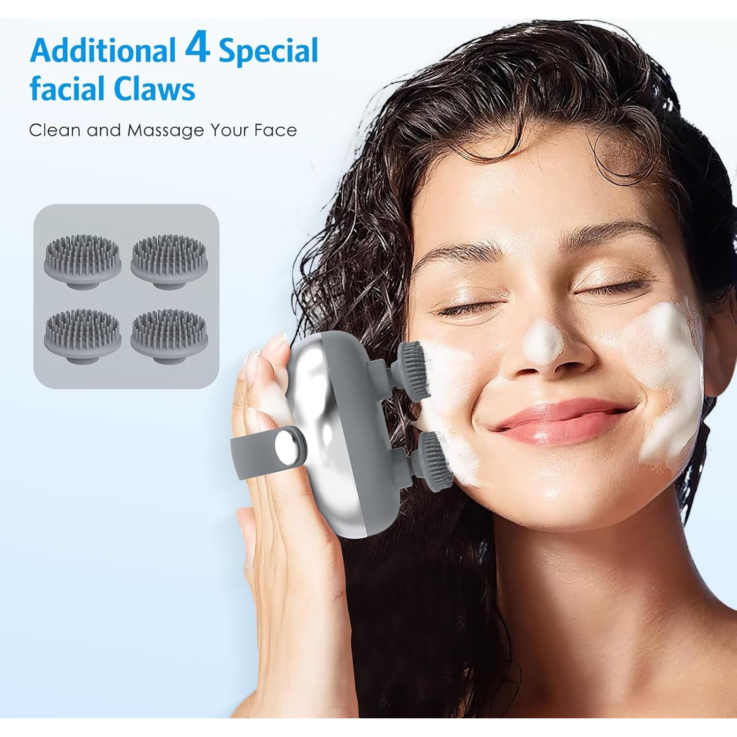 Masajeador Eléctrico de Cuero Cabelludo AMIR Recargable 100 Nodos