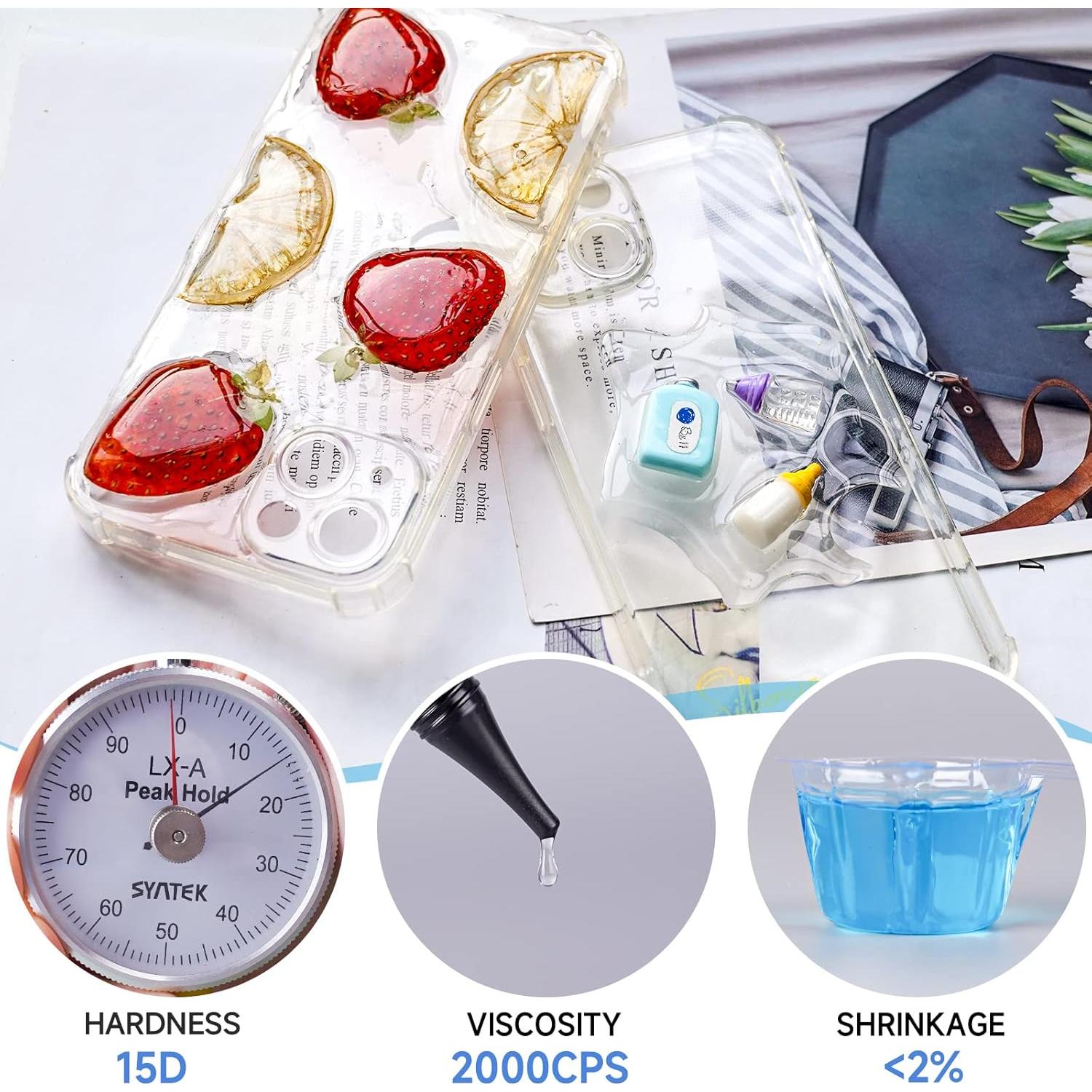 Resina UV Suave LET'S RESIN 100g Cristal Claro Flexible