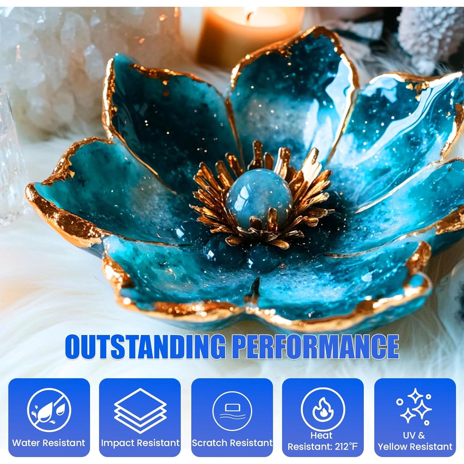 Kit de Resina Epóxica ProKKUV 64Oz Cristalina Libre de Burbujas