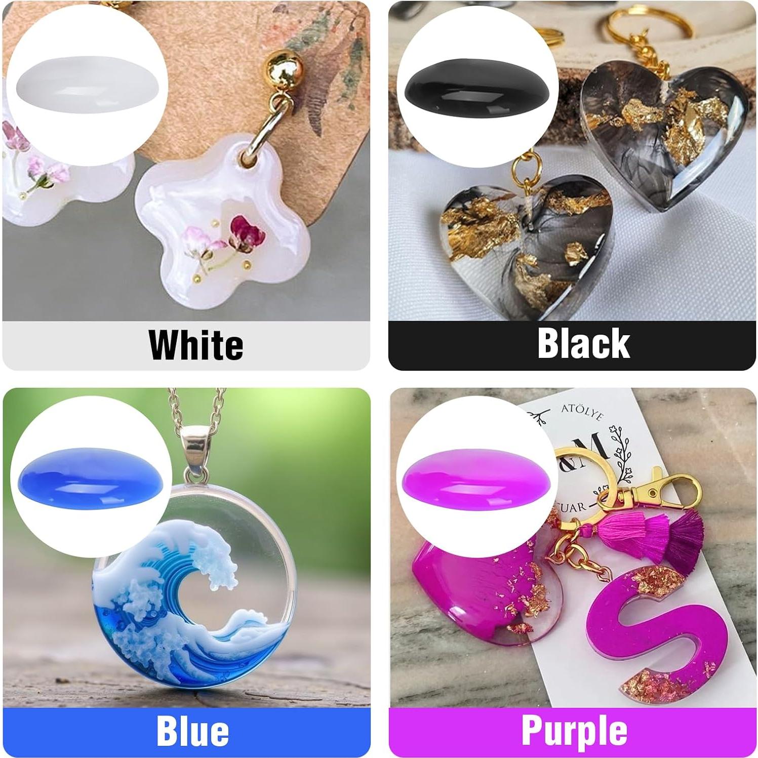 Resina UV Colorida JDiction 100g Púrpura Inodora y Dura