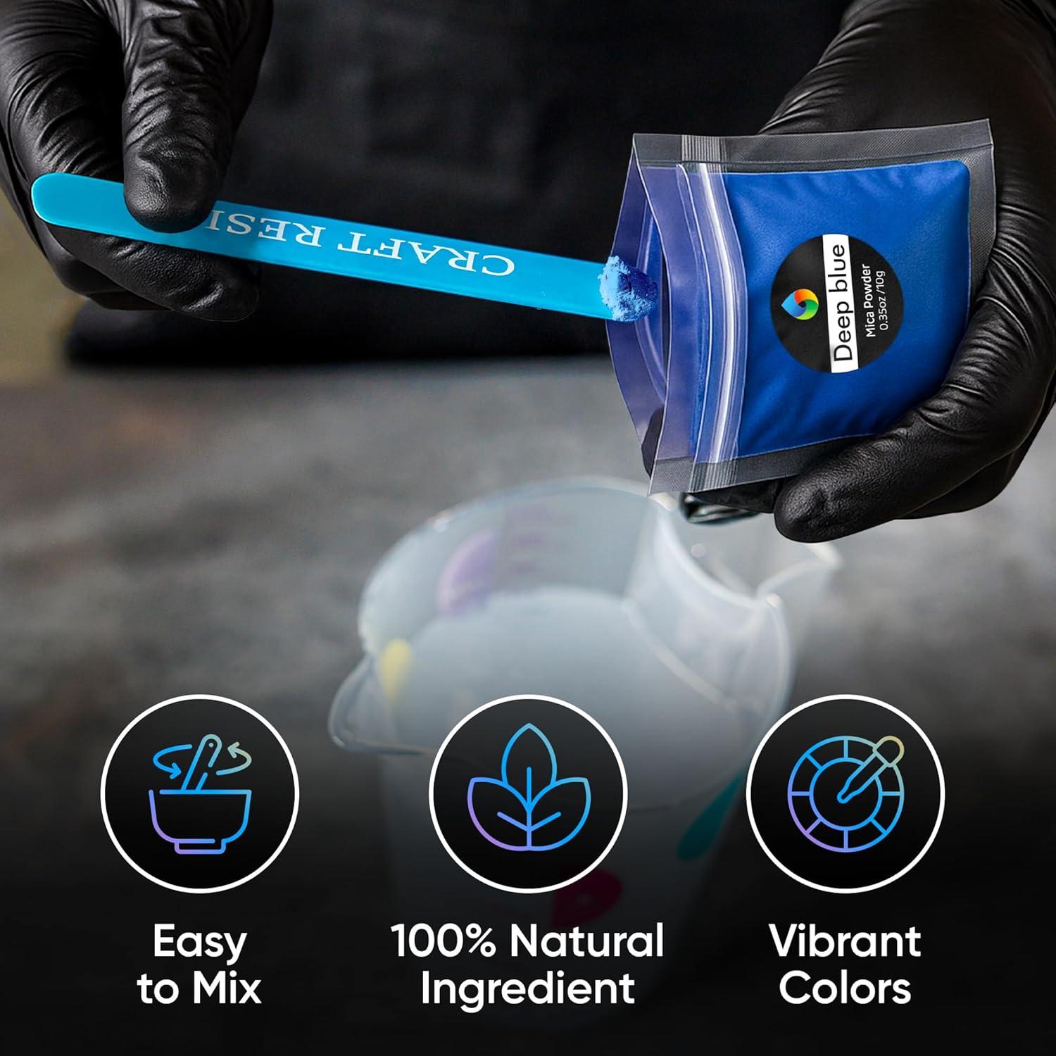 Pó de Mica 30 Colores Resina Epóxica - Pigmentos No Tóxicos