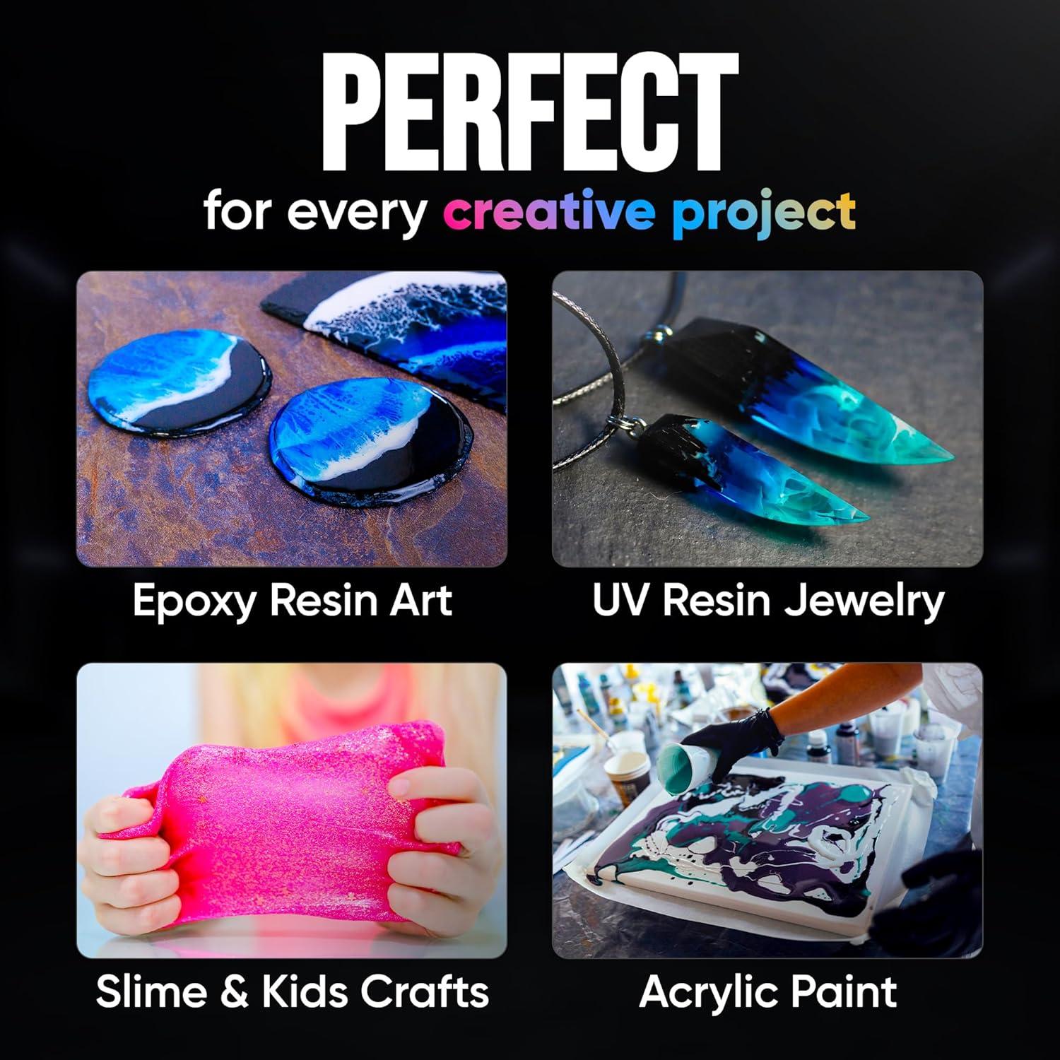 Pó de Mica 30 Colores Resina Epóxica - Pigmentos No Tóxicos