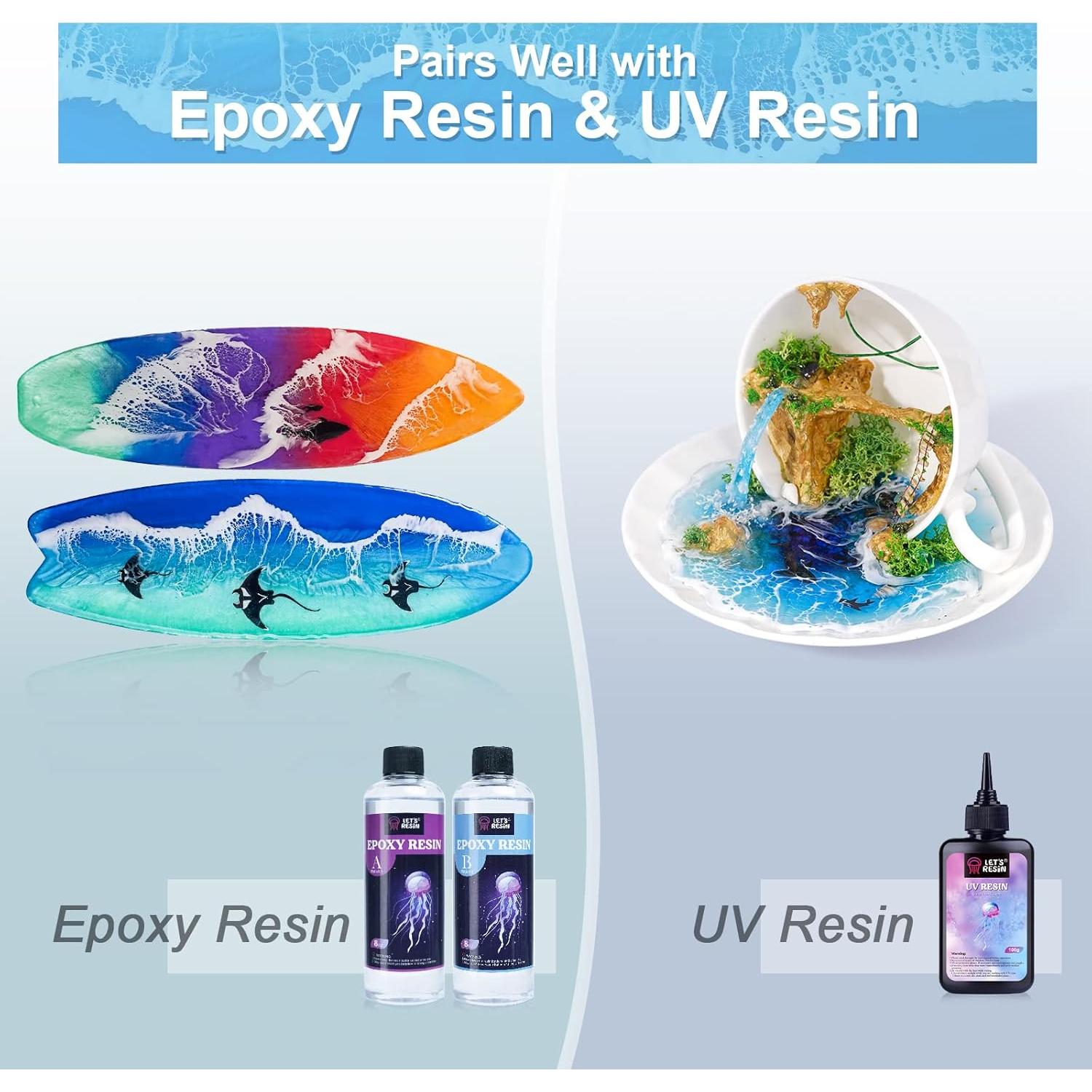 Pigmento de Resina Epoxy Blanco Oceánico LET'S RESIN 167g