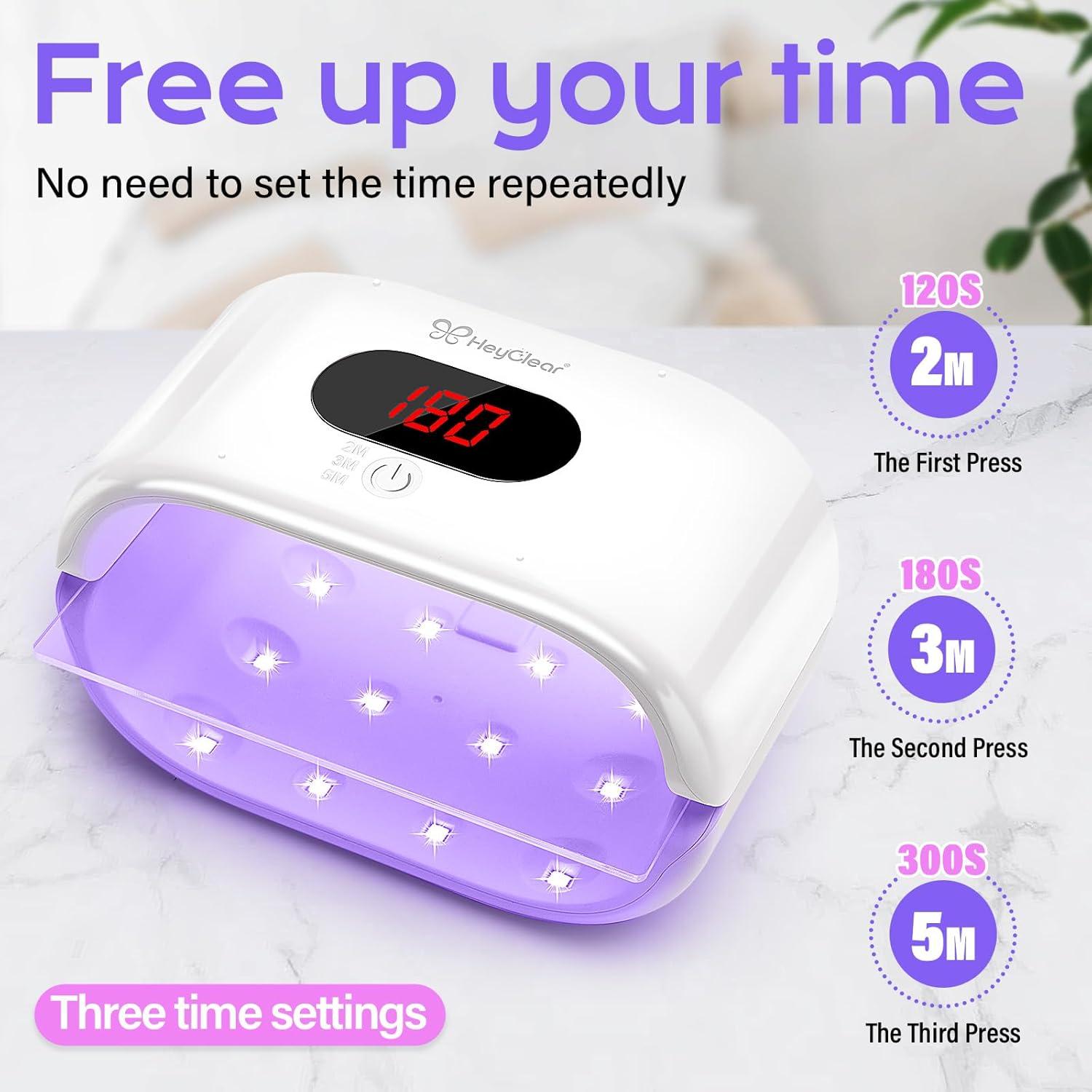 Lámpara UV Doble Cara HeyClear 36W para Resina - Curado Rápido