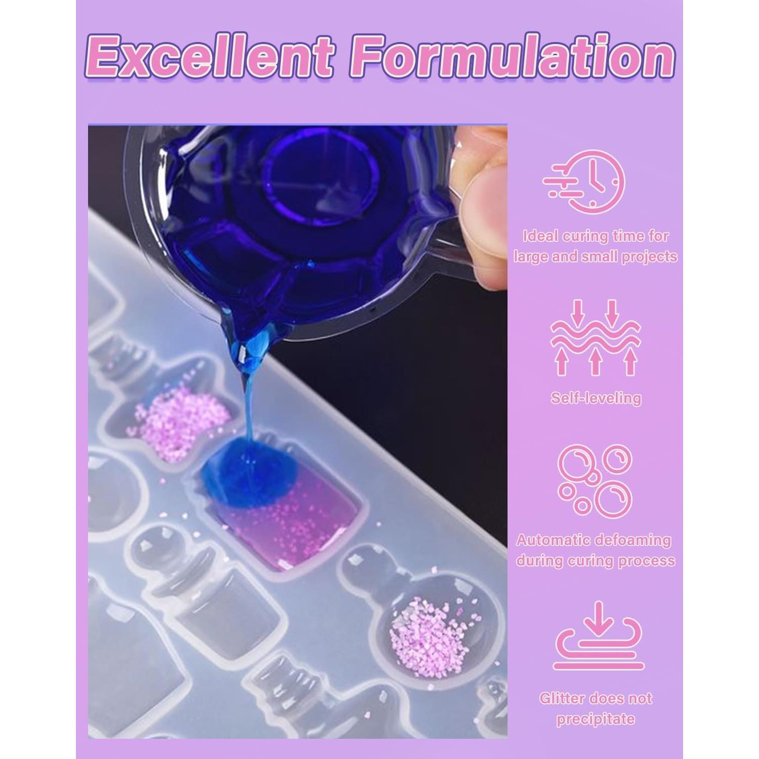 Resina UV 1000g ButiResin - Cristalina, Curado Rápido, Baja Viscosidad