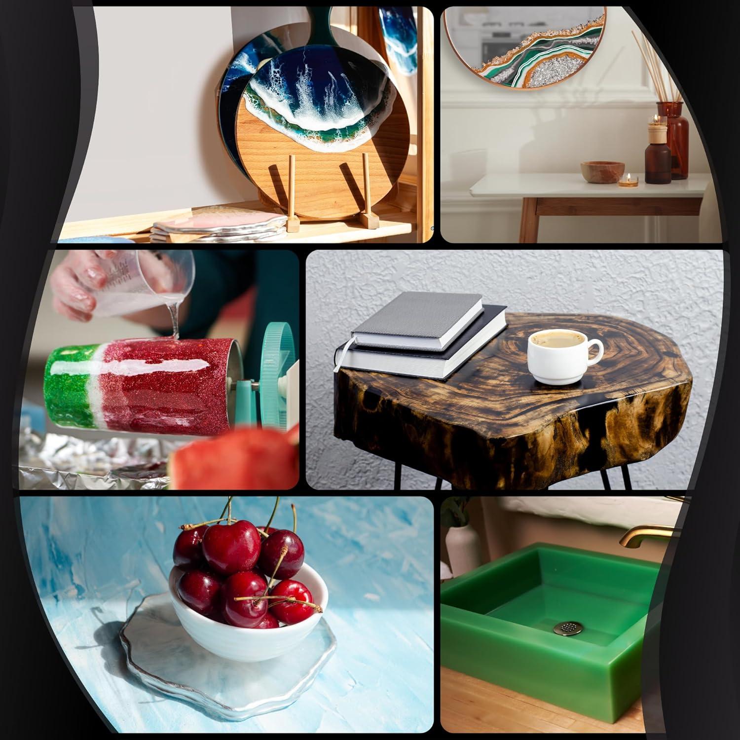 Resina Epóxica de Curado Rápido Promise 0.95 L Cristal Claro