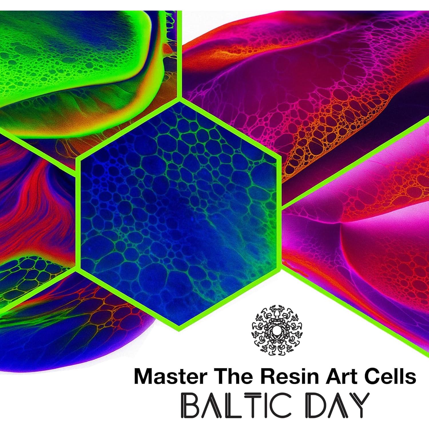 Pasta de Pigmento Neón para Resina Epóxica Baltic Day - 12 Colores 15g