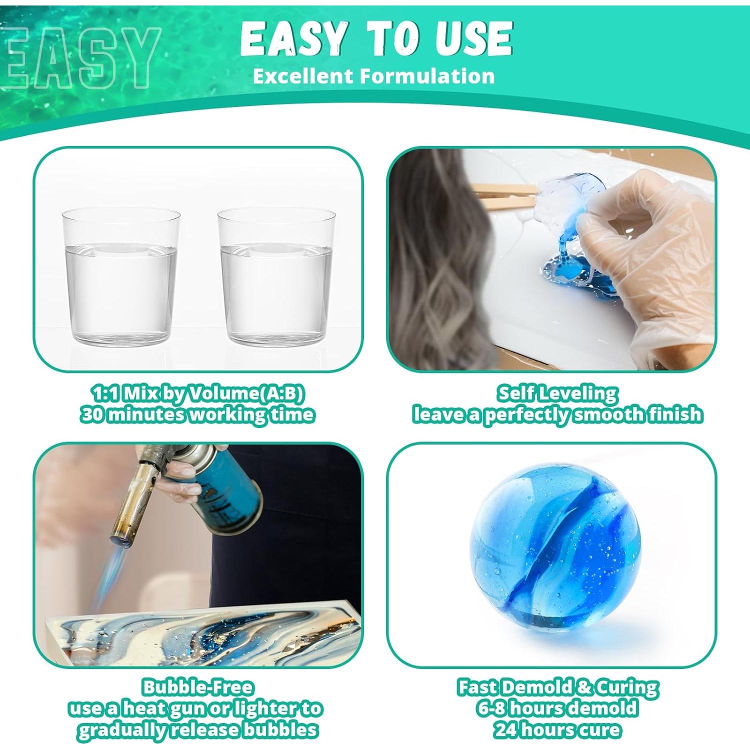 Resina Epóxica KHKD 1 Galón Cristalina Grado Alimenticio