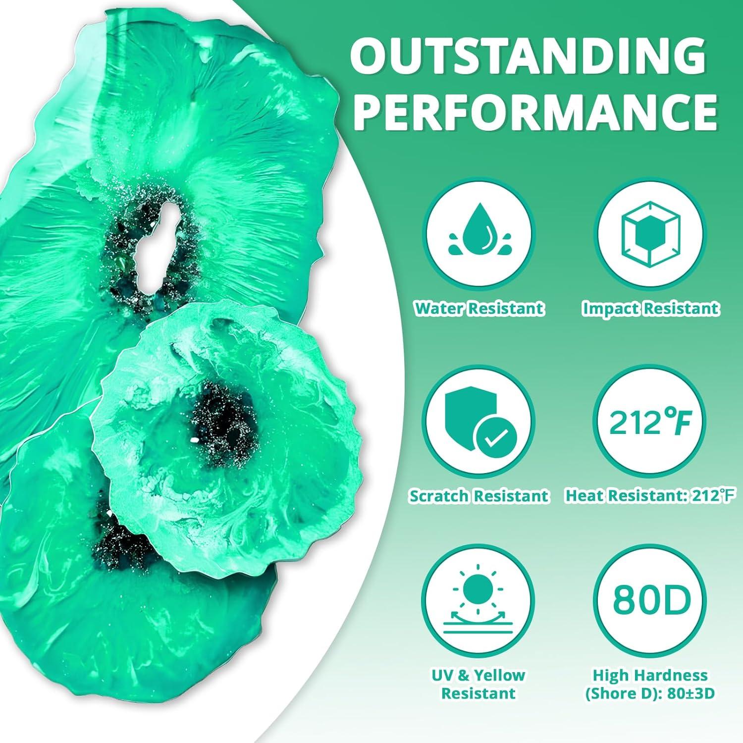 Resina Epóxica KHKD 1 Galón Cristalina Grado Alimenticio