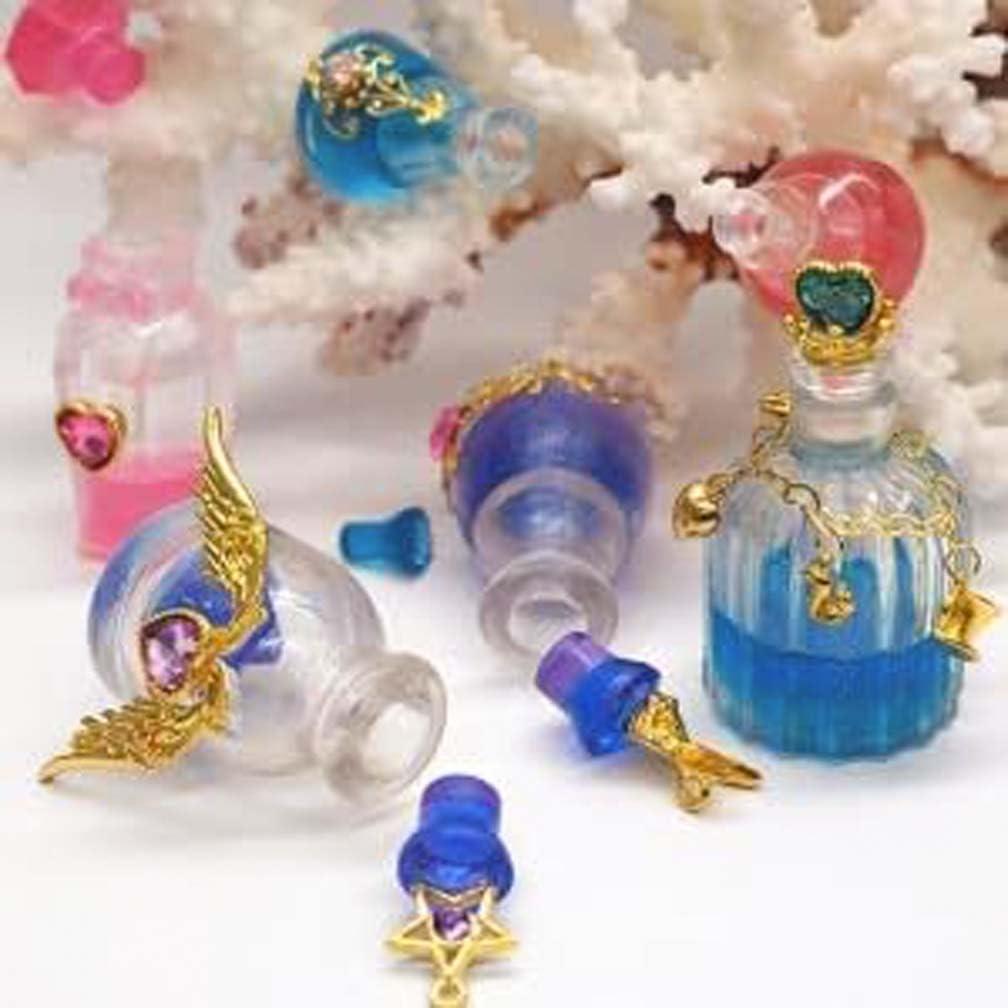 Juego de Moldes de Silicona FUNSHOWCASE para Resina UV - 6 Botellas