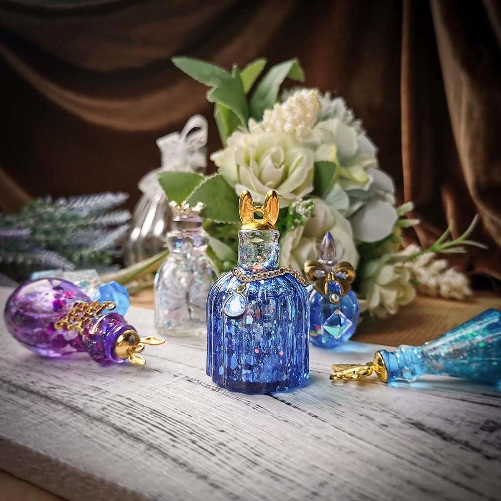 Juego de Moldes de Silicona FUNSHOWCASE para Resina UV - 6 Botellas