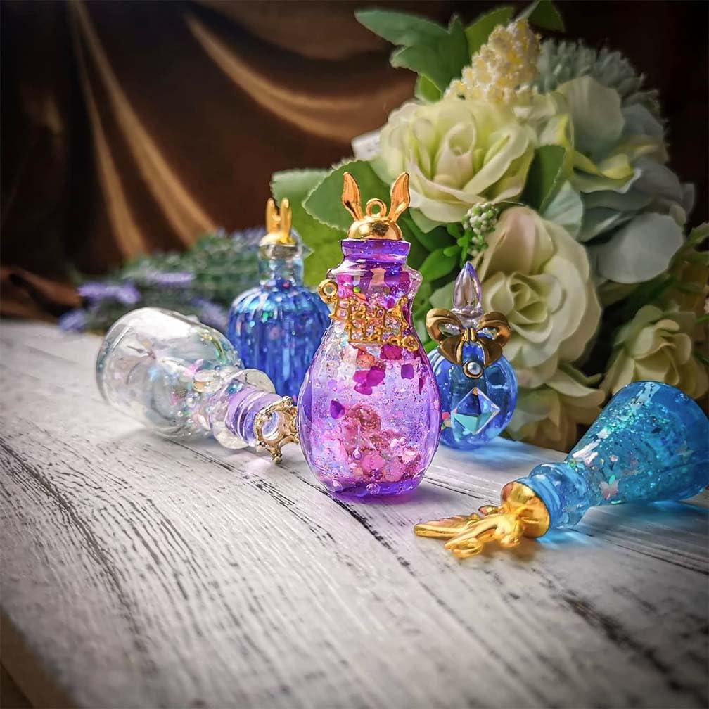 Juego de Moldes de Silicona FUNSHOWCASE para Resina UV - 6 Botellas