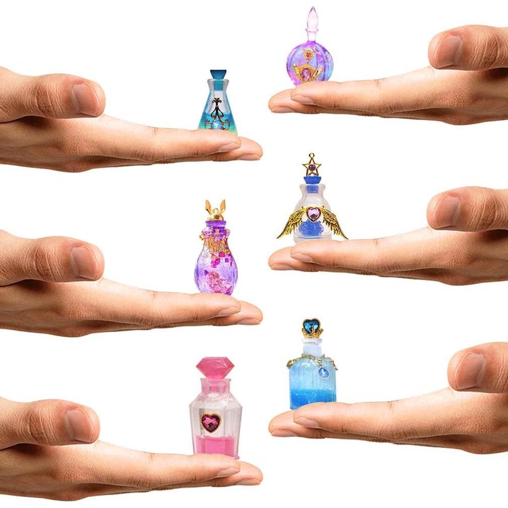 Juego de Moldes de Silicona FUNSHOWCASE para Resina UV - 6 Botellas