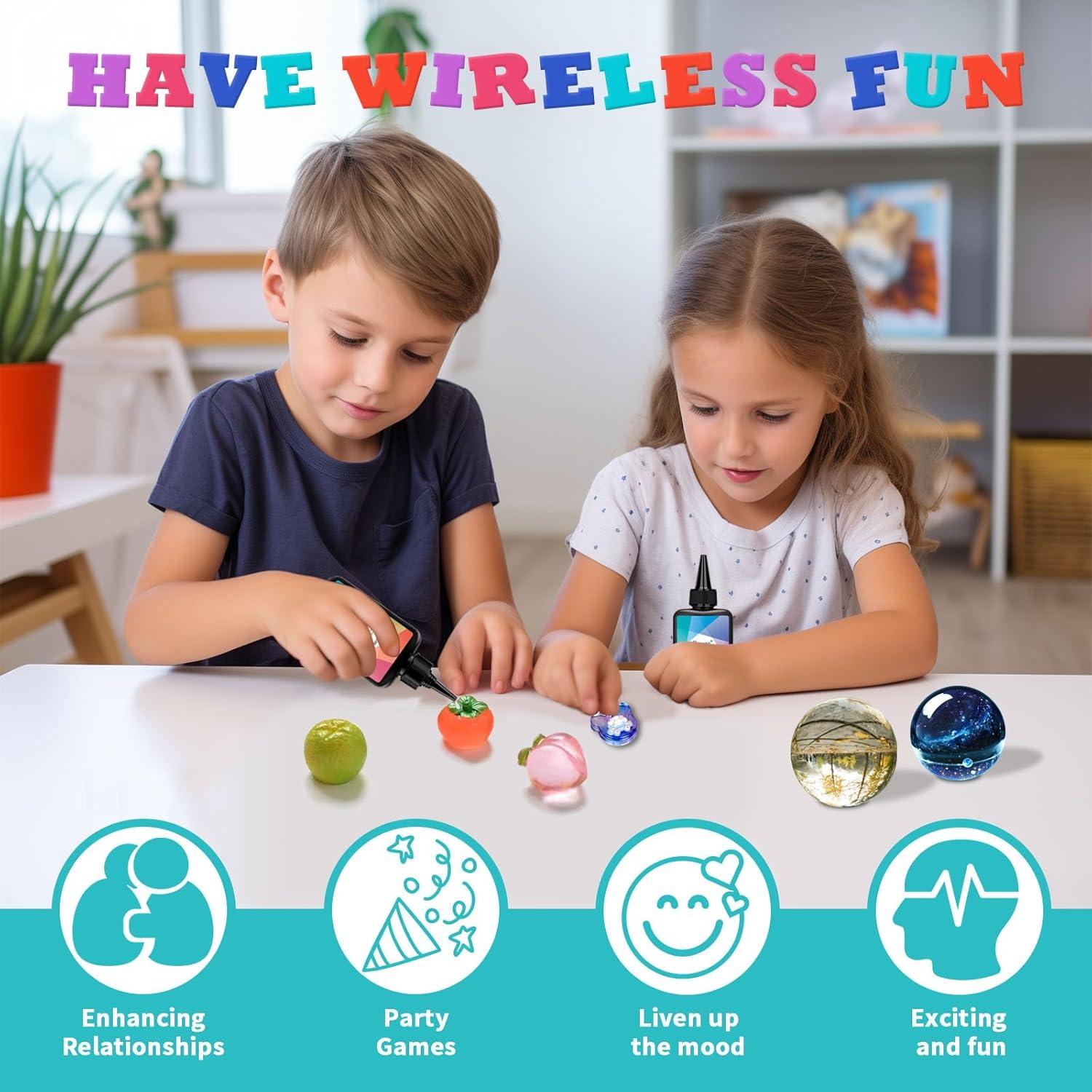 Resina Epóxica UV Transparente GFLLFG 300g - Kit Joyería