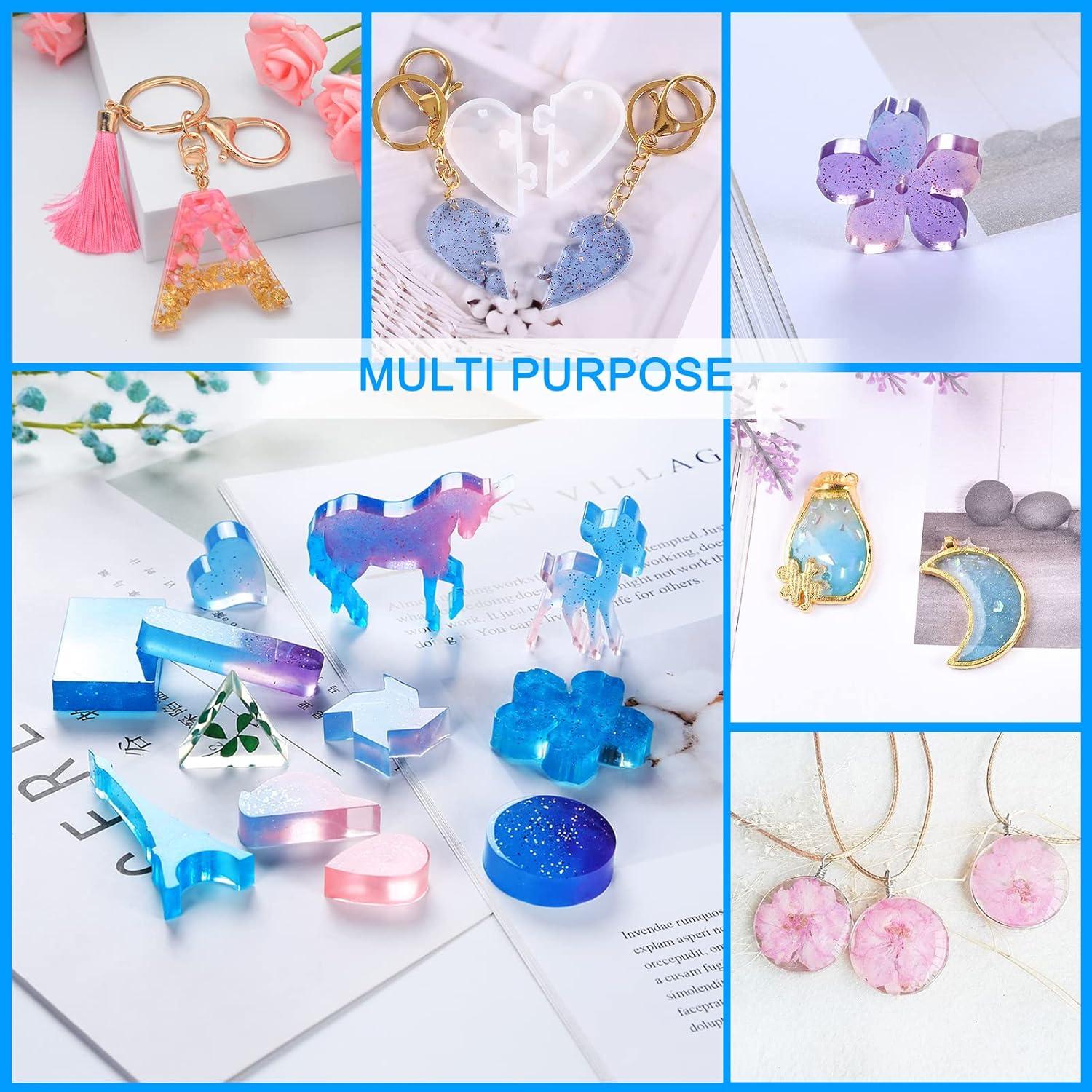 KISREL Resina UV 300g - Resina Epóxica Cristal Claro para Joyería