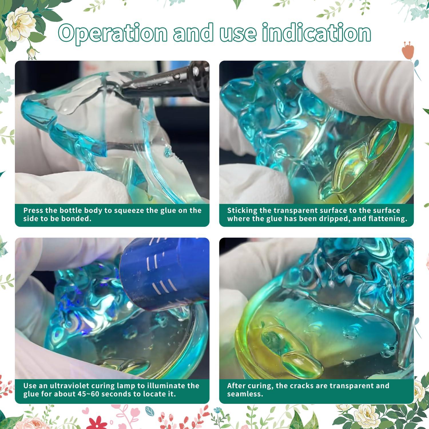 Kit de Resina UV Wenzhou - 50g Pegamento UV para Reparaciones