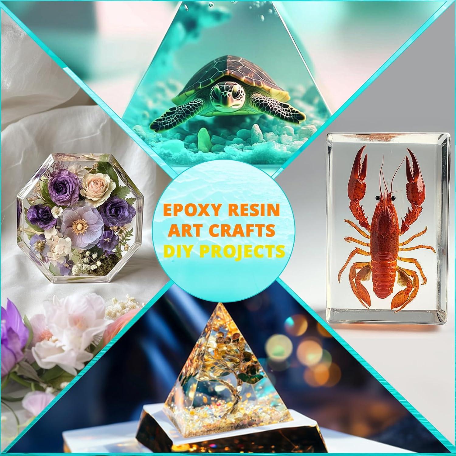 Kit de Resina Epóxica KHKD 1 Galón Curado Rápido 4 Horas