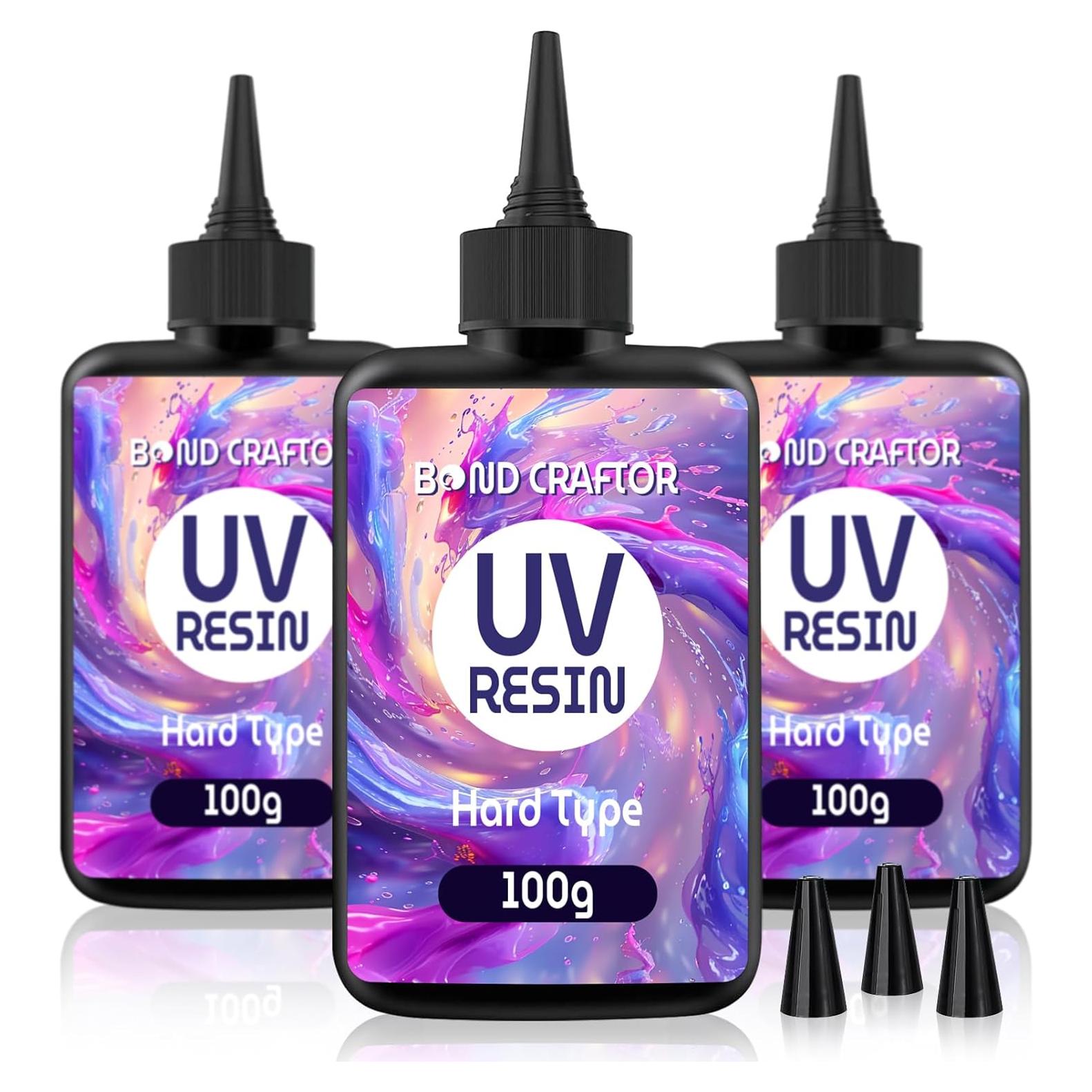 Resina Epóxica UV 300g Bond Craftor - Secado Rápido para Joyas