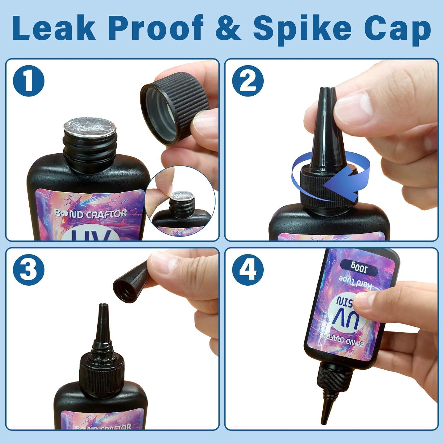 Resina Epóxica UV 300g Bond Craftor - Secado Rápido para Joyas