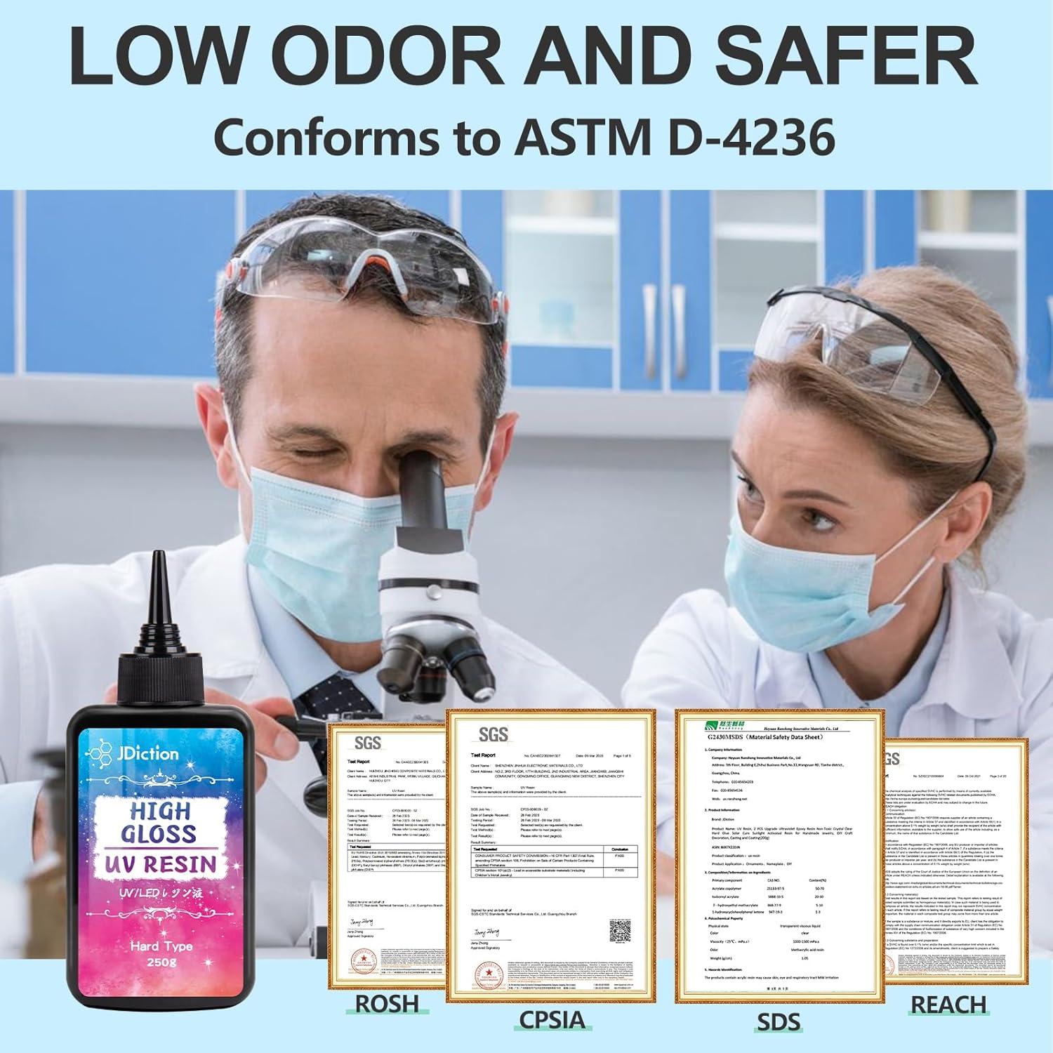 Resina UV JDiction 1000g Alta Viscosidad Claro y Brillante