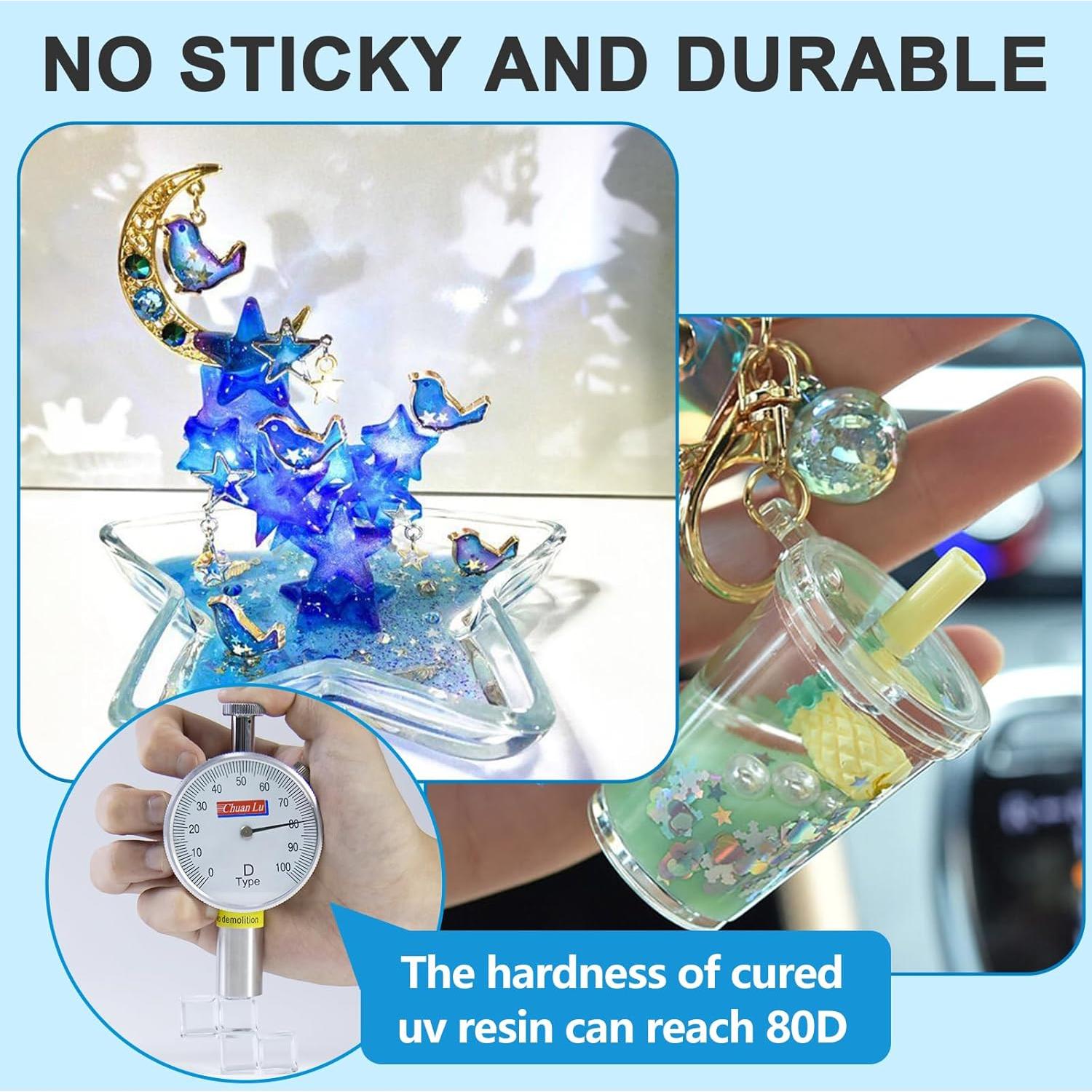 Resina UV JDiction 1000g Alta Viscosidad Claro y Brillante