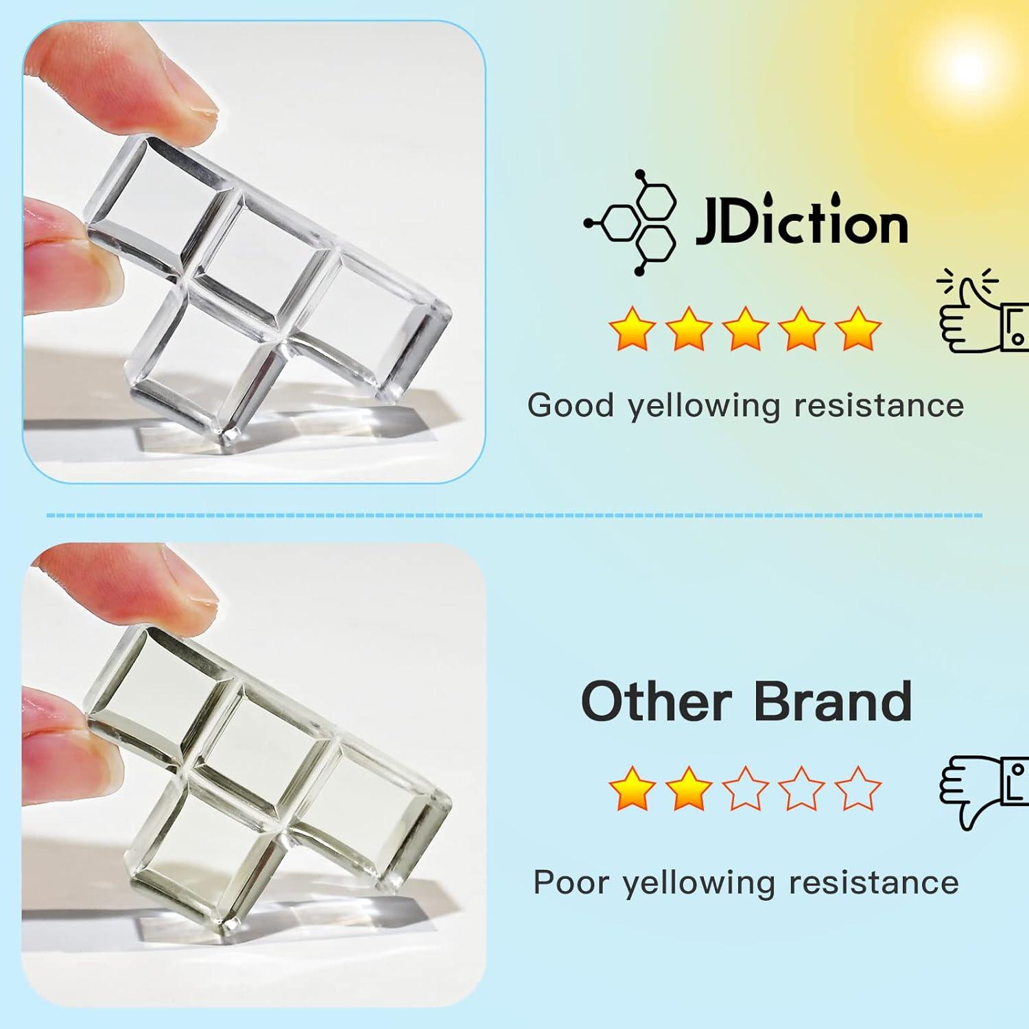 Resina UV 400g JDiction Cristal Claro para Manualidades DIY