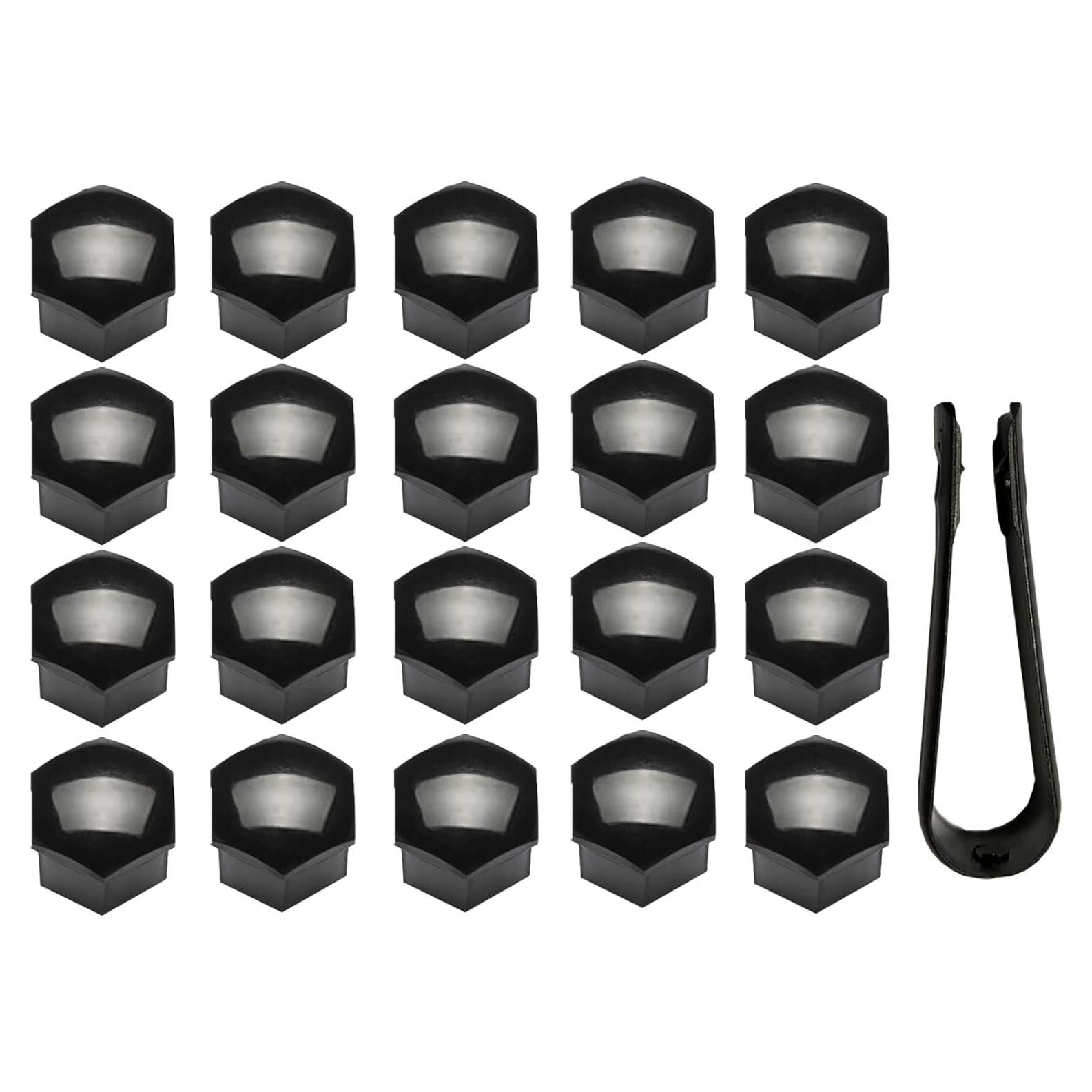 20 Tapas de Tuerca de Rueda Dkvudho 17mm para Audi VW Saab