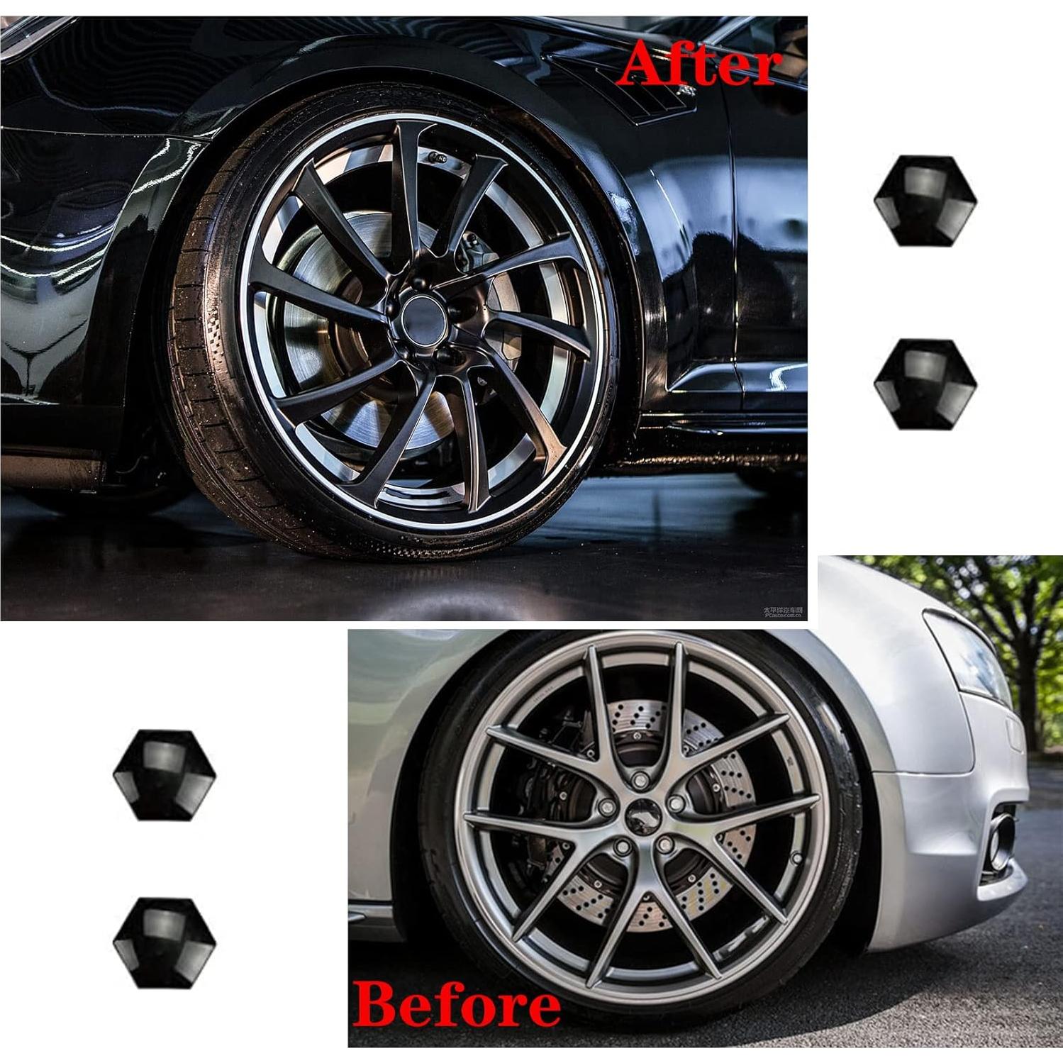 20 Tapas de Tuerca de Rueda Dkvudho 17mm para Audi VW Saab