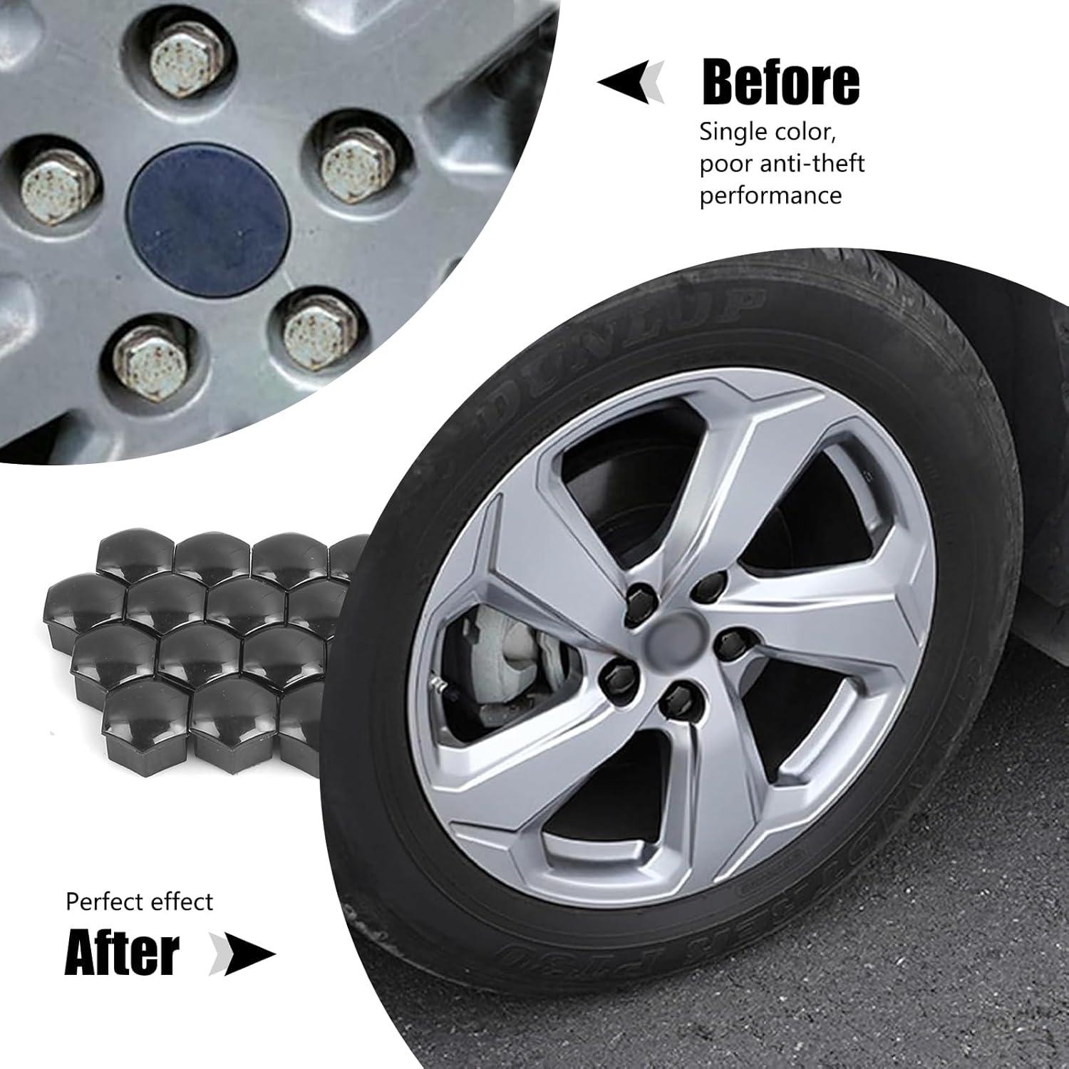 Cubiertas de Tuercas Hexagonales 21MM Gunroil - 20 Piezas