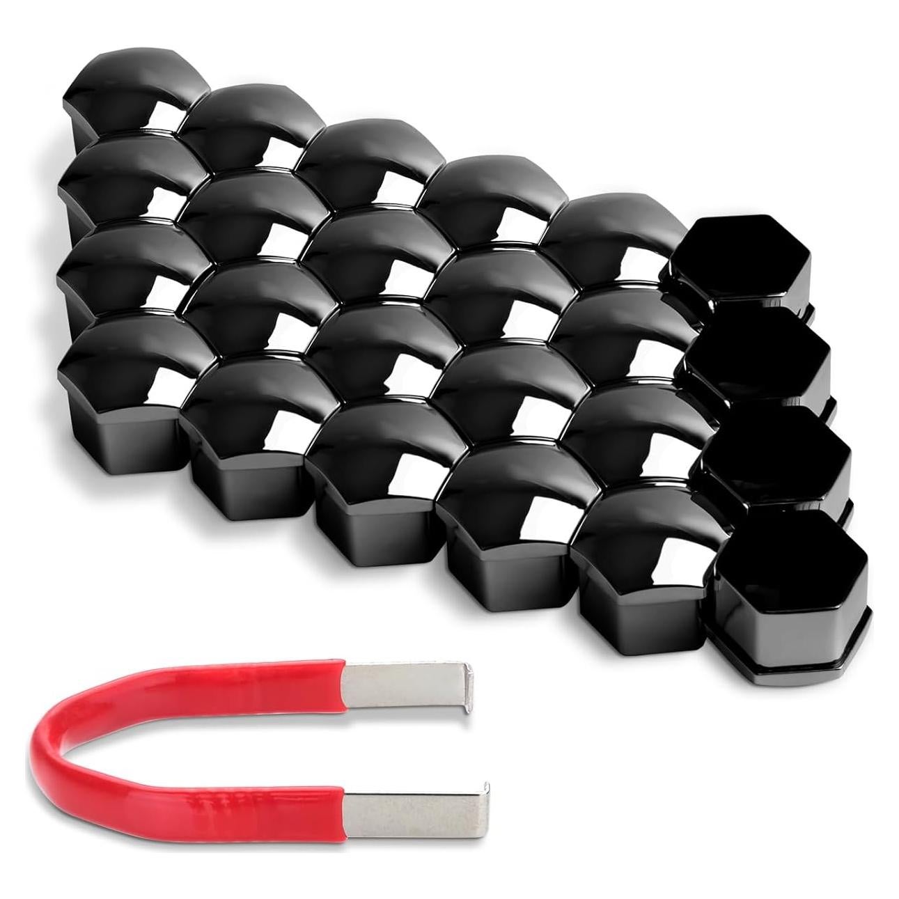 Cubiertas de Tuerca de Rueda 17mm 24 Pcs Waylin - ABS