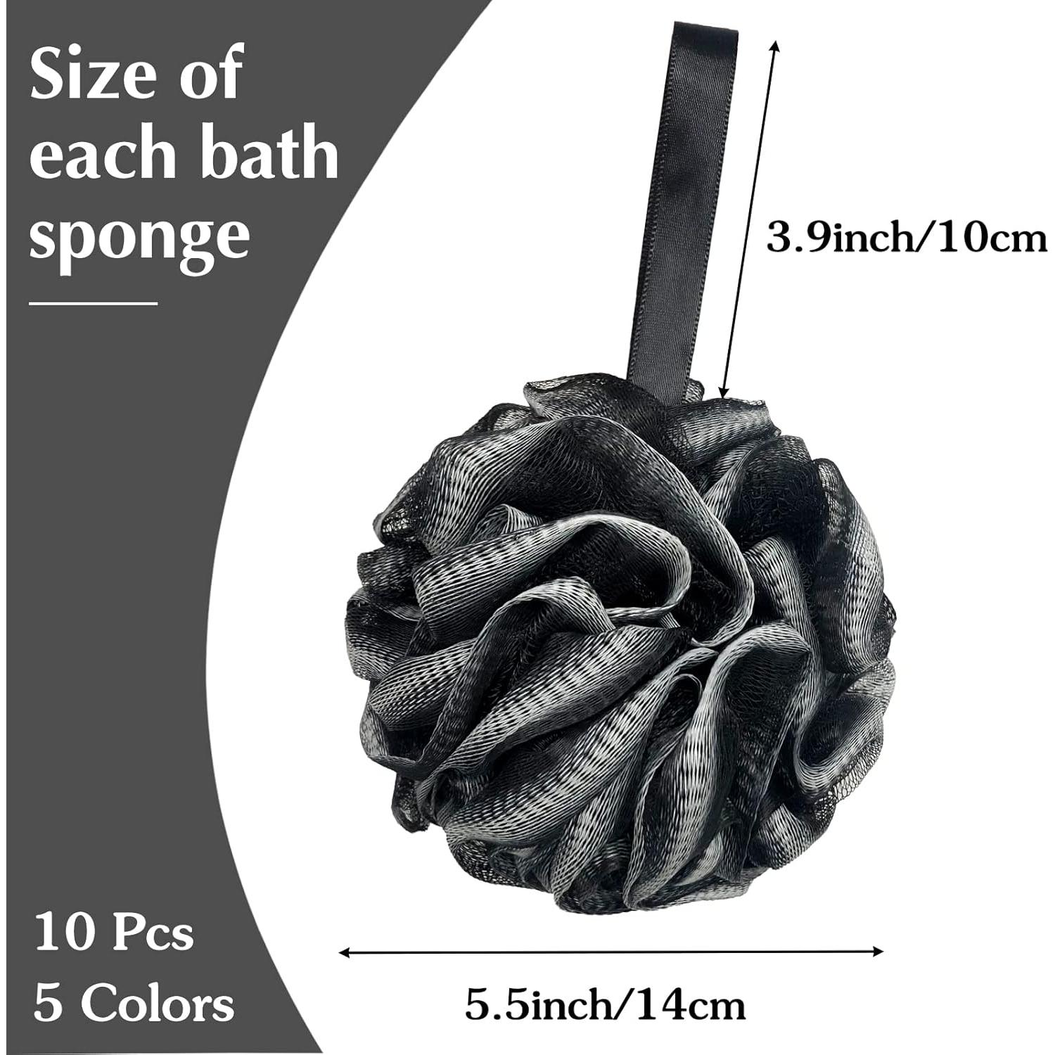 Paquete de 10 Esponjas de Baño Loofah Panxxsen 40g - Exfoliantes