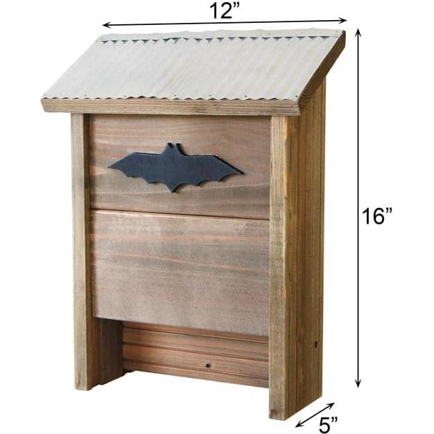 Casas de Murciélagos Grandes Woodlink, Paquete de 2, Madera Rústica