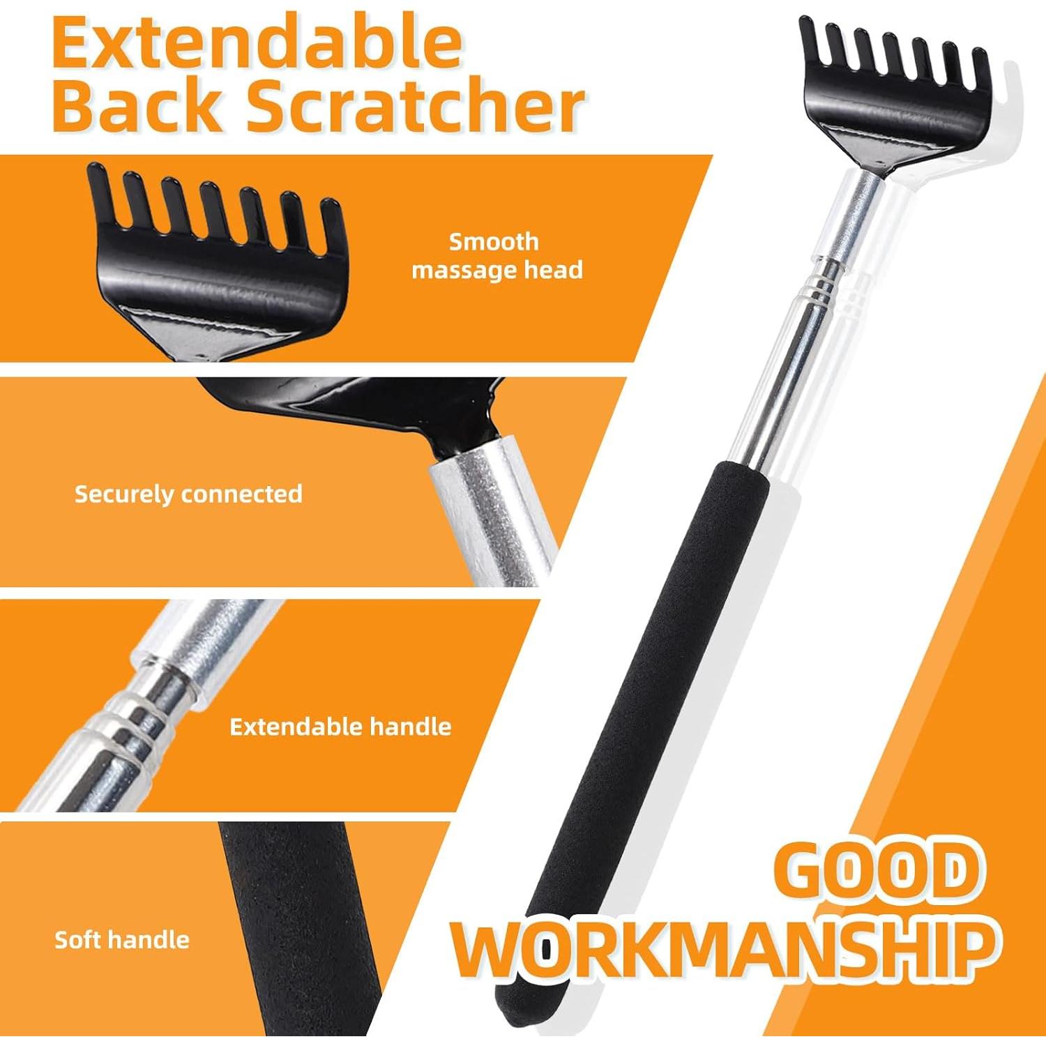 Masajeador de Cabeza YEZY 20 Dedos Plateado - 2 Paquete