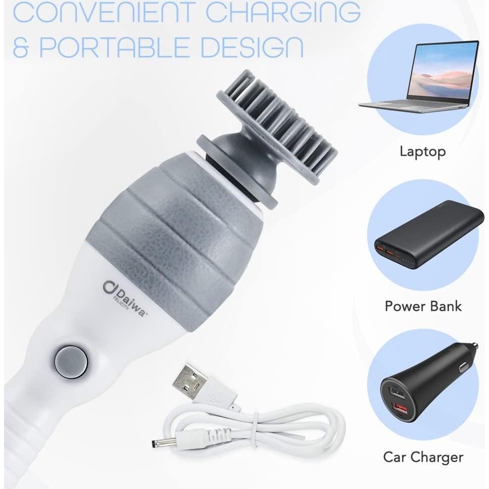 Masajeador 5-en-1 Daiwa Felicity para Cuero Cabelludo y Cuerpo