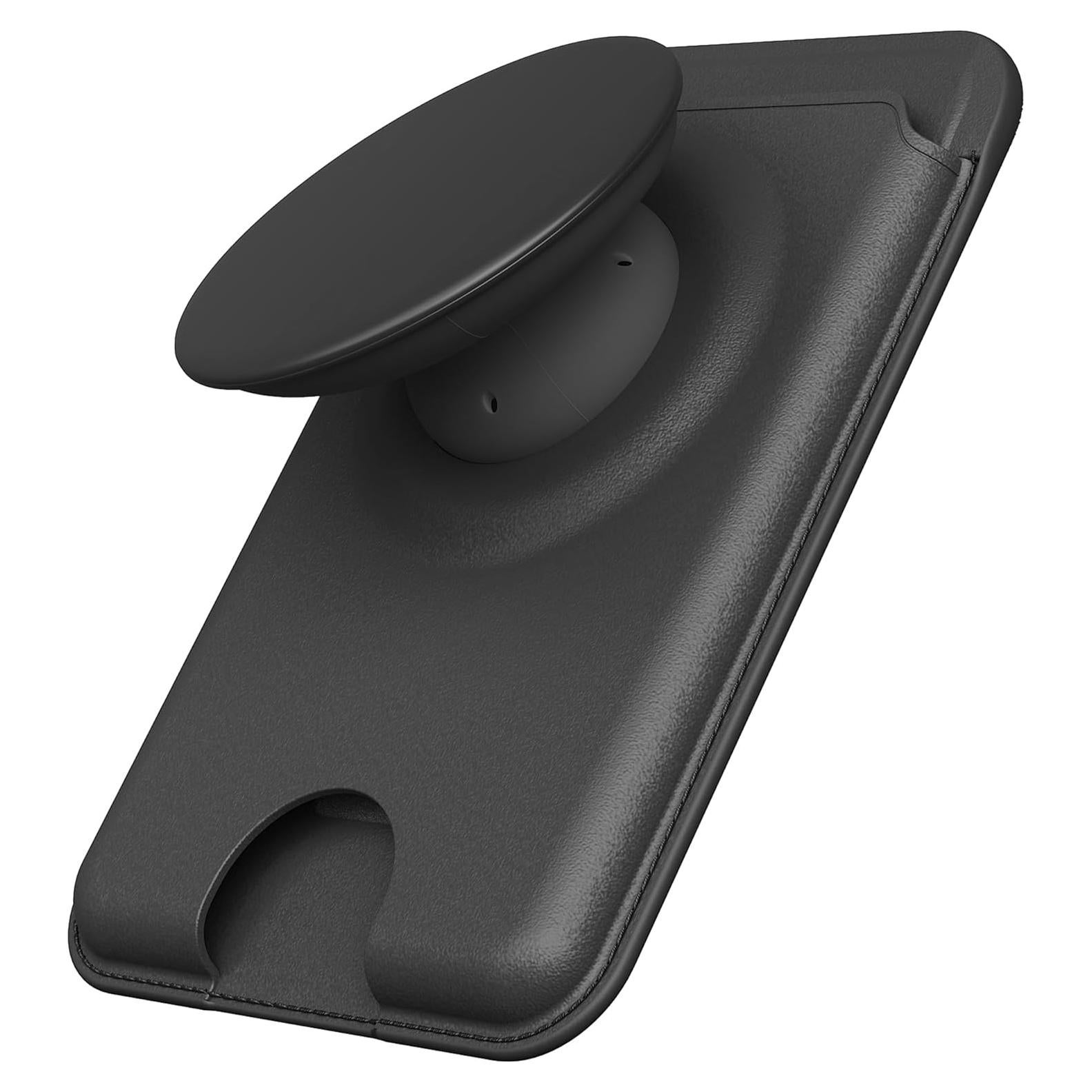 Billetera MagSafe Sinjimoru M-Tap Tok Negra con Soporte