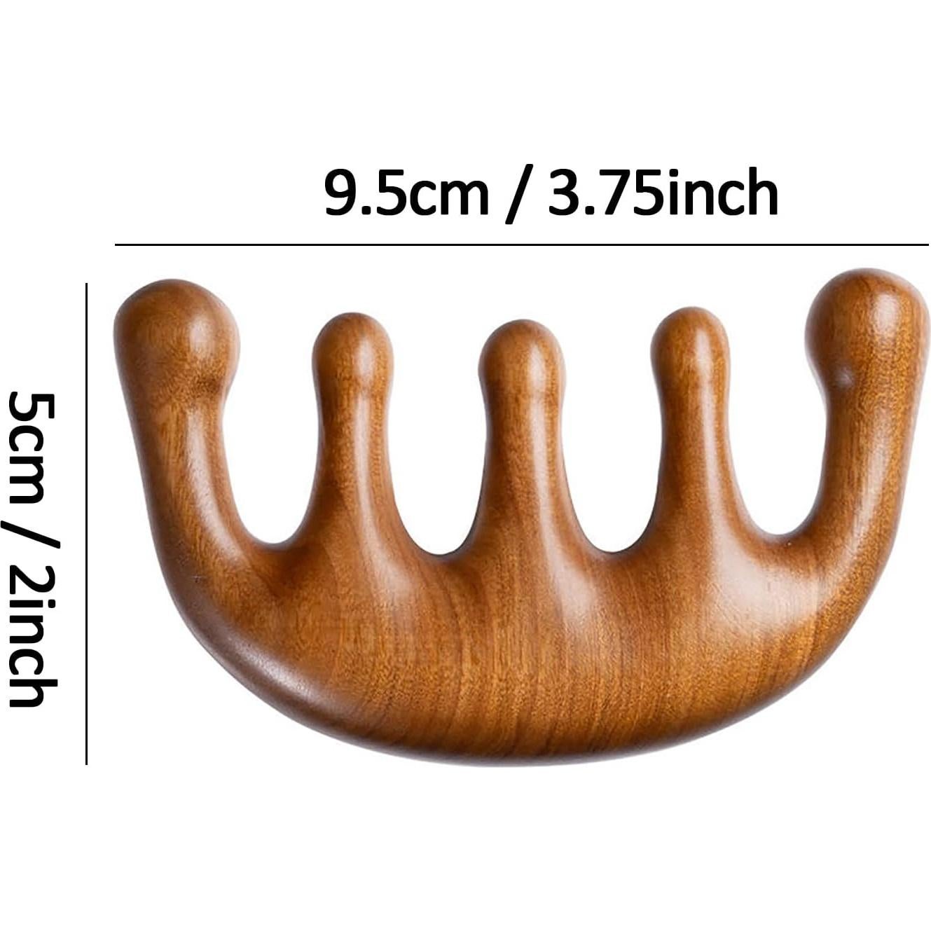 Peine de Masaje de Madera FKYzixeh - Cuero Cabelludo y Cuidado del Cabello