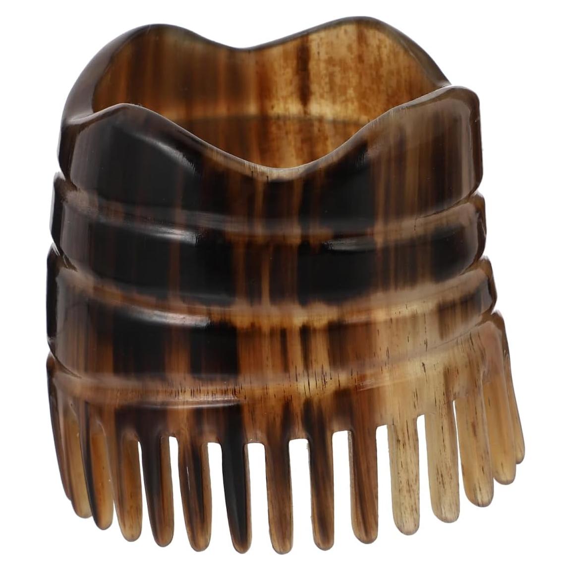 Masajeador de Cuero Cabelludo Healifty de Cuerno de Toro 7cm