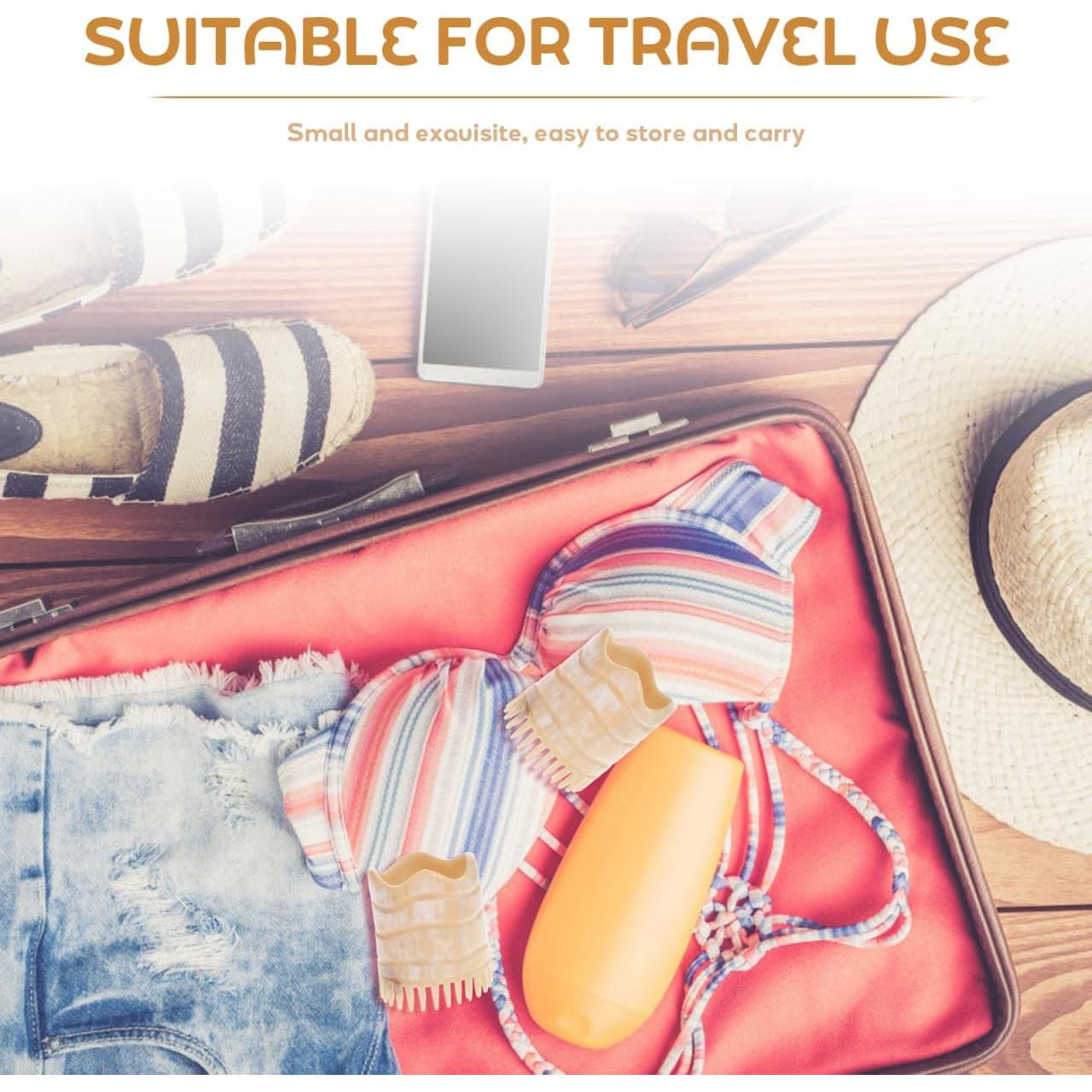 Masajeador de Cuero Cabelludo Healifty de Cuerno de Toro 7cm