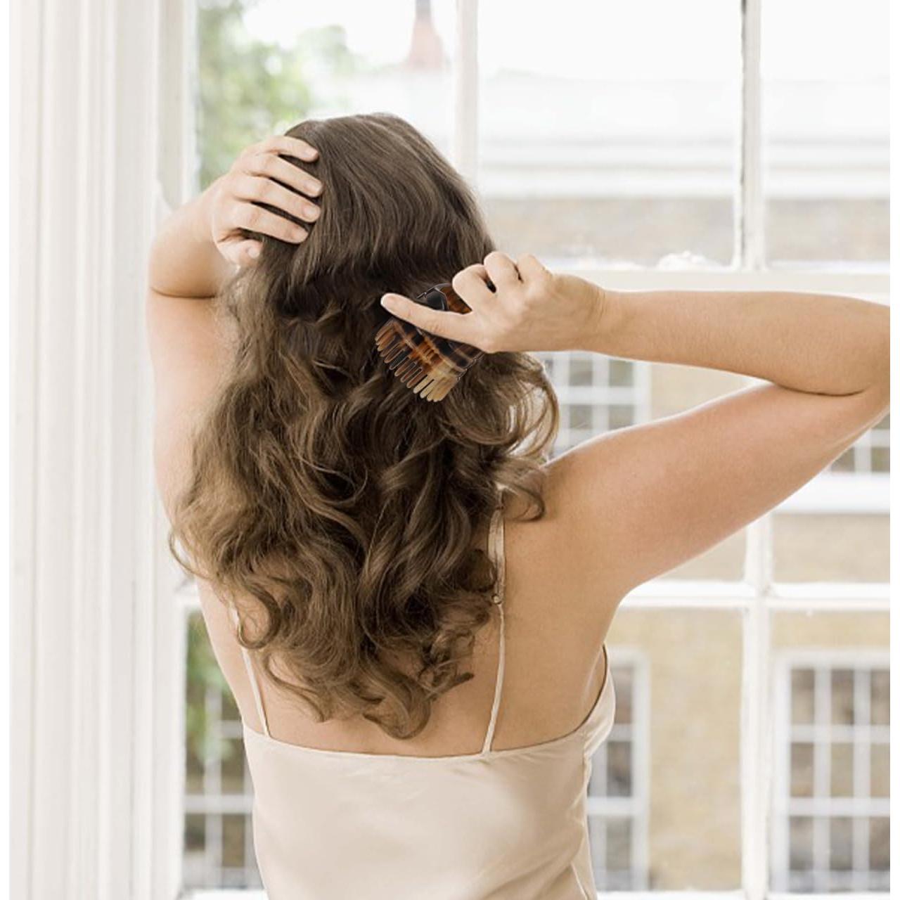 Masajeador de Cuero Cabelludo Healifty de Cuerno de Toro 7cm